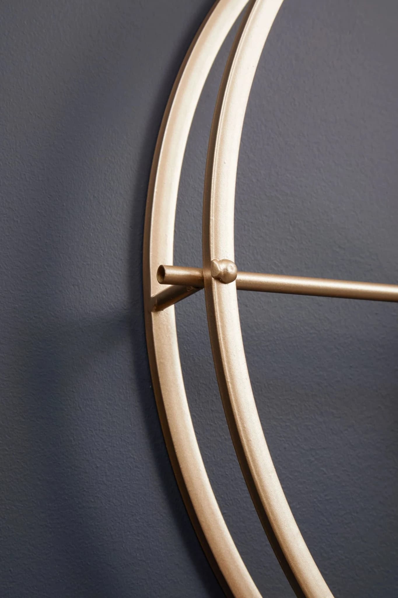 Kent 60cm Dia Large Gold Finish Wall Clock - Decorative, photo 8 of 8