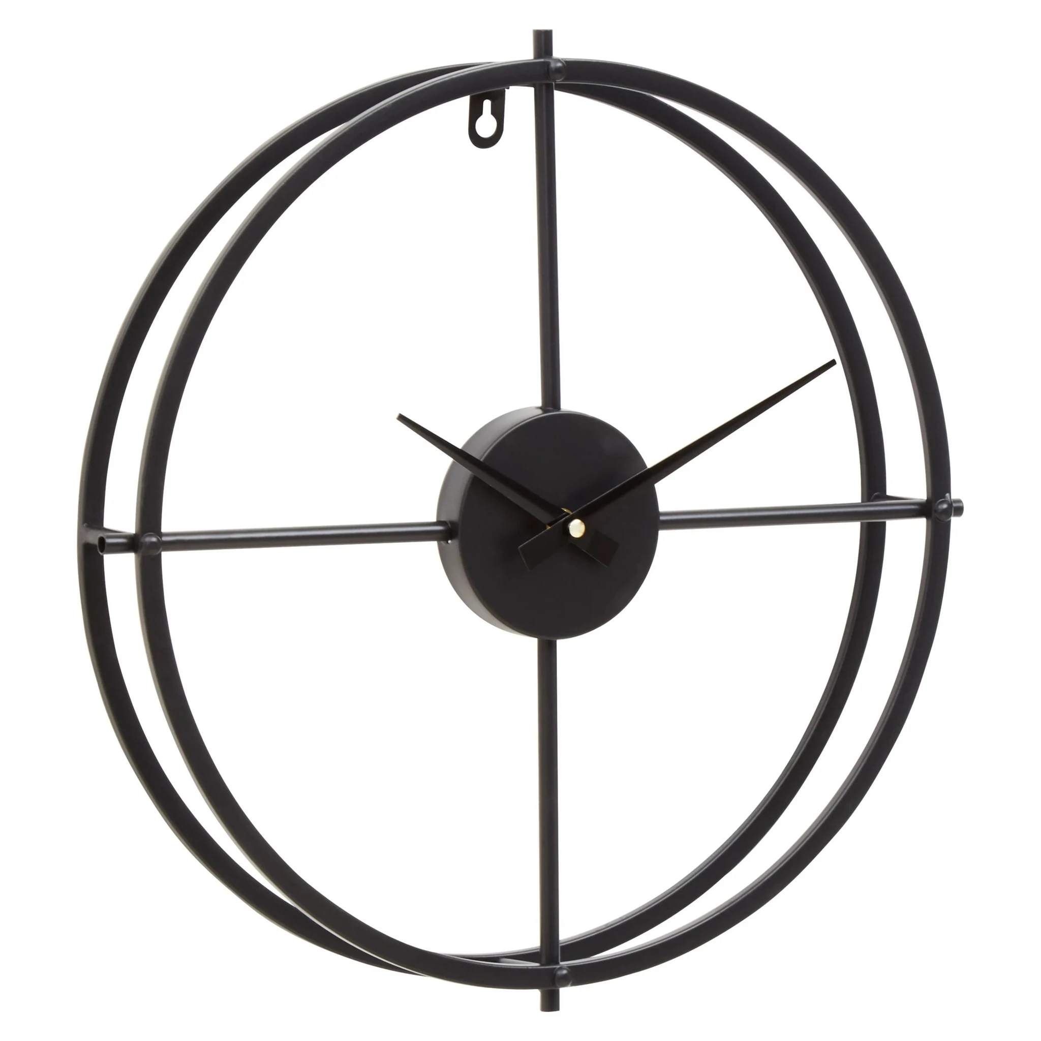 Kent 40cm Dia Small Black Finish Wall Clock - Decorative, photo 6 of 8