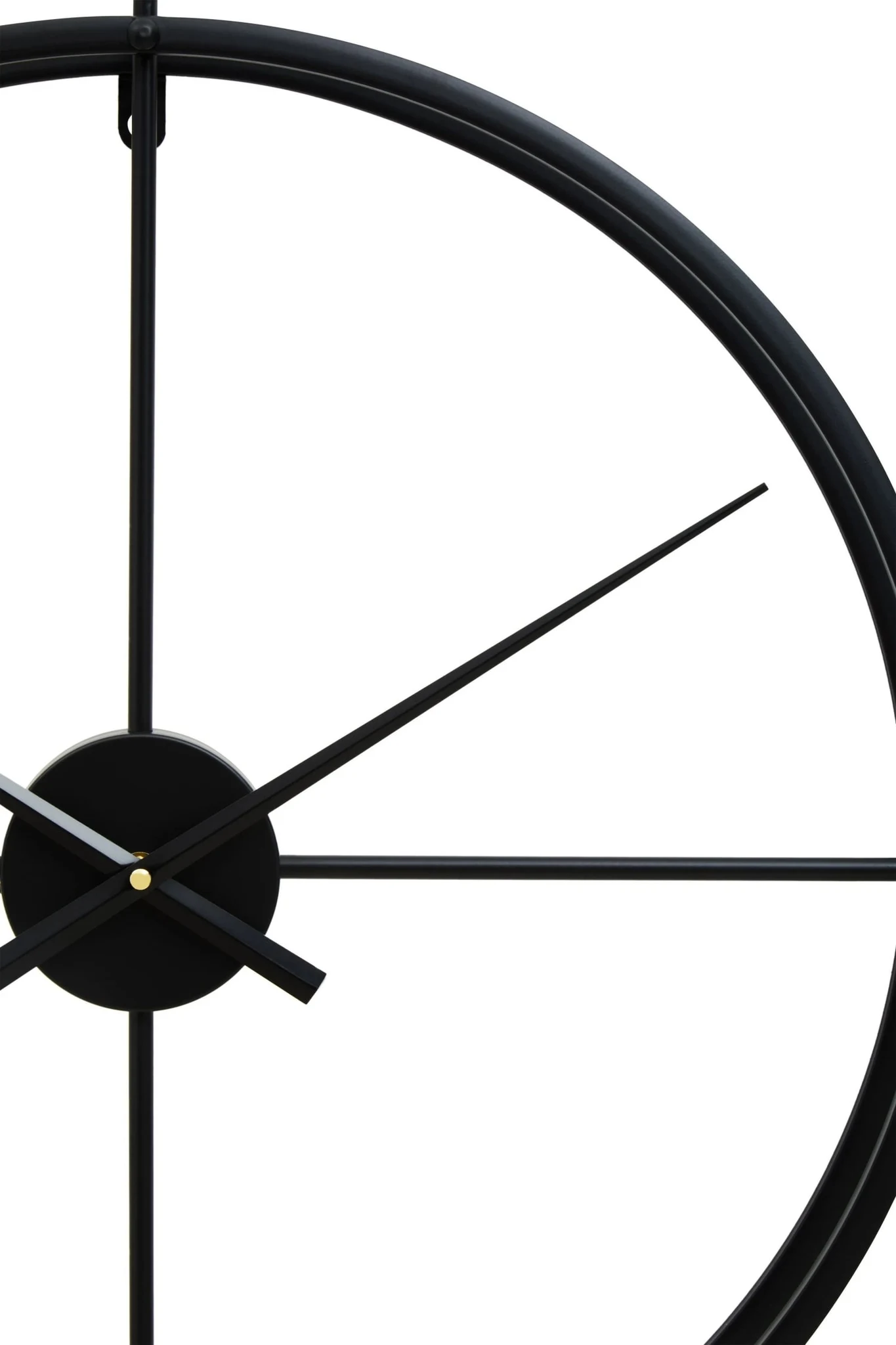 Kent 60cm Dia Large Black Finish Wall Clock - Decorative, photo 8 of 8
