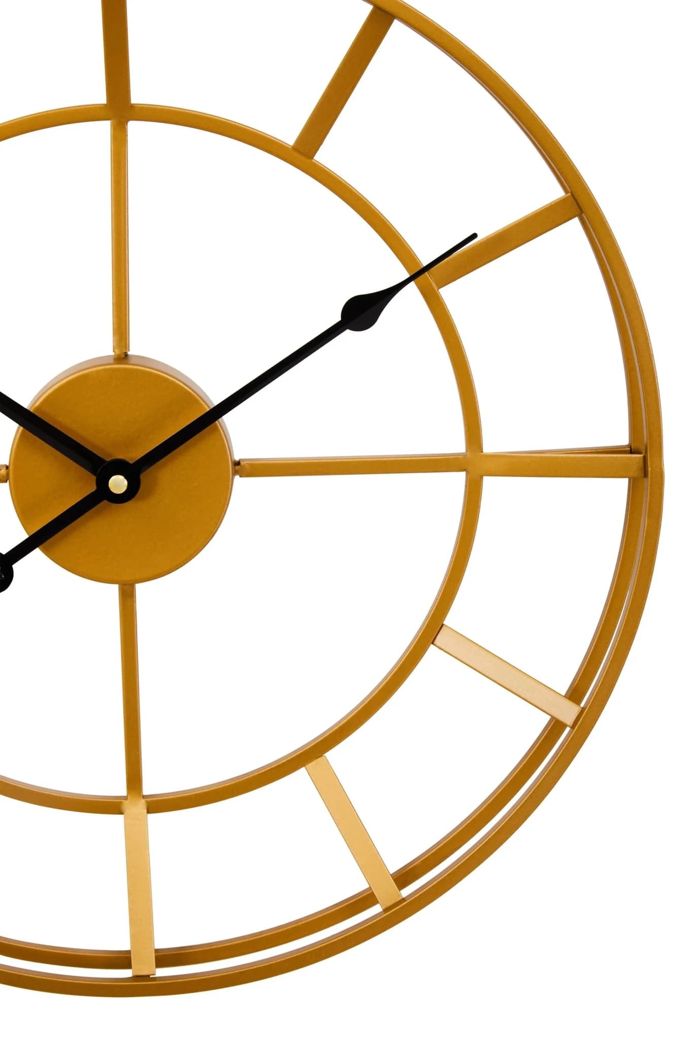 Kent 40cm Dia Small Gold Finish Metal Wall Clock - Decorative, photo 8 of 8