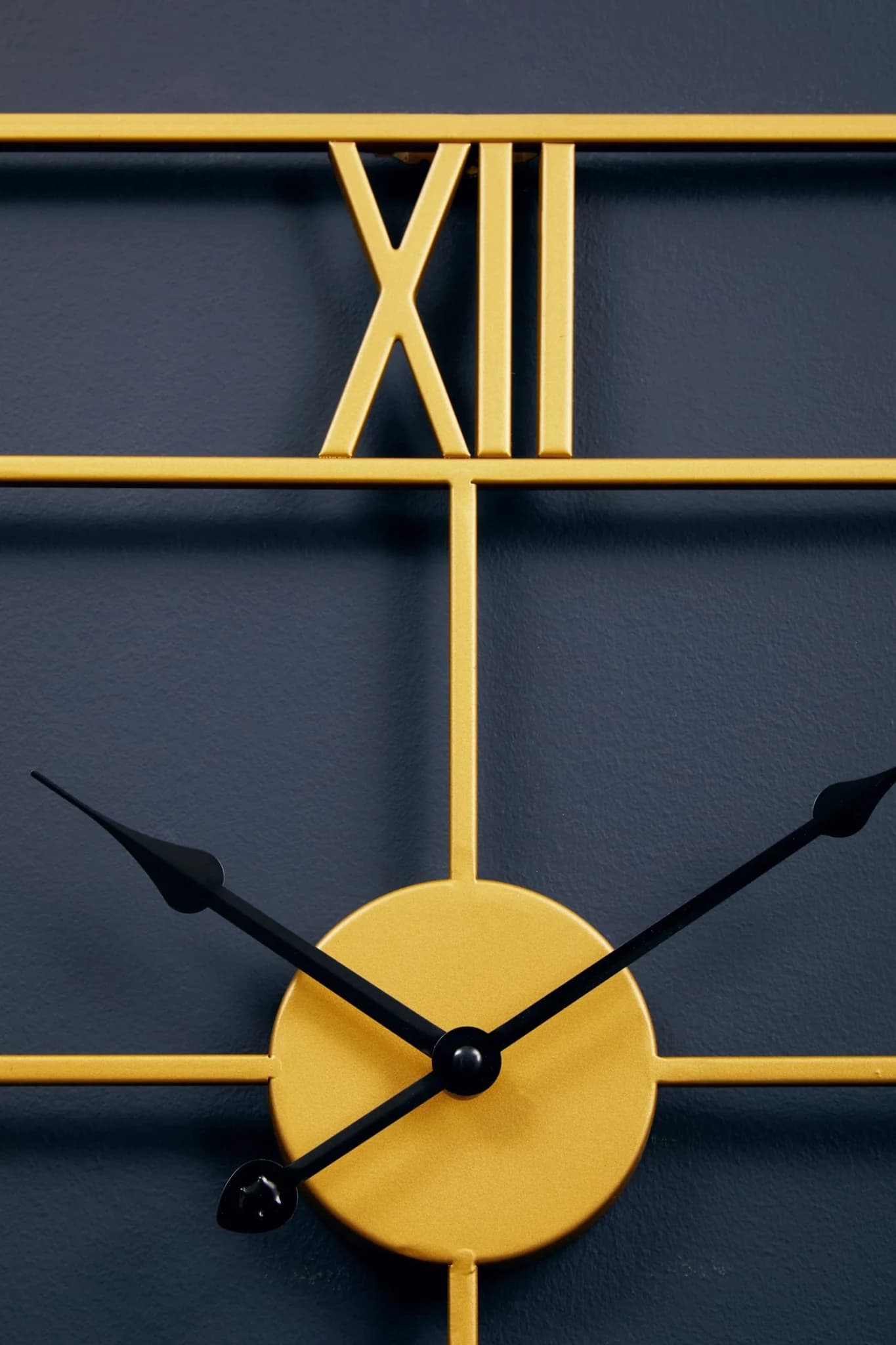 Kent Small Gold Finish Square Wall Clock - Decorative, photo 2 of 8