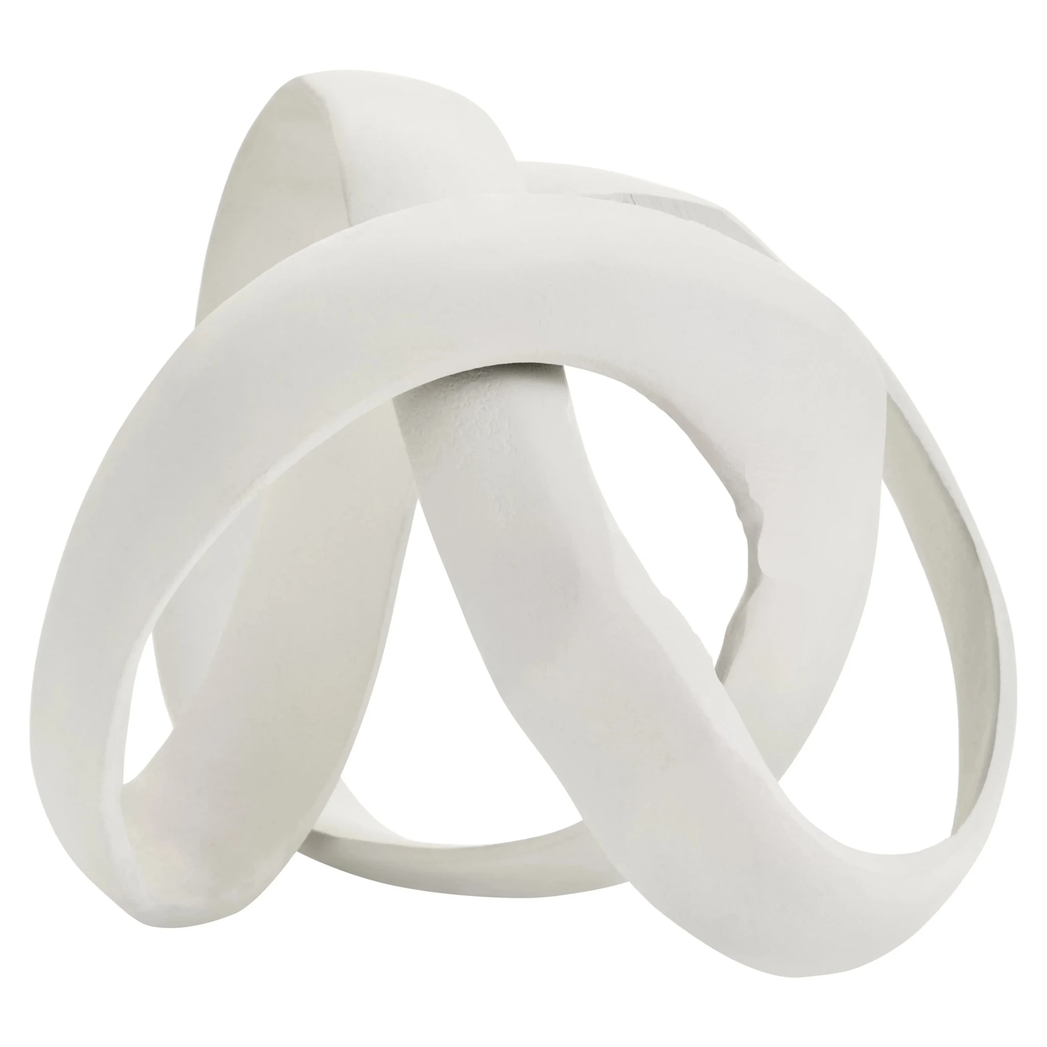 Prato Ivory Finish Knot Sculpture - Decorative, photo 5 of 8