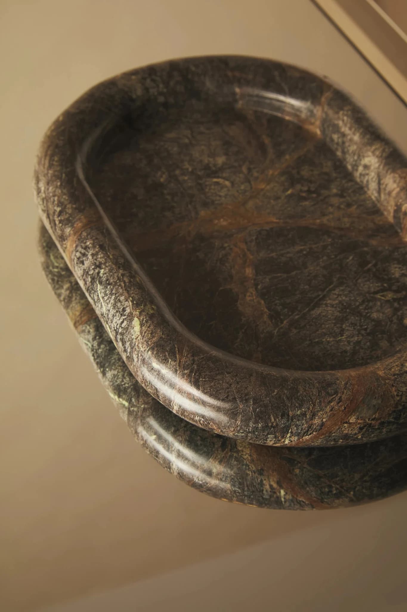 Fazio Forest Green Marble Catchall - Decorative, photo 6 of 8