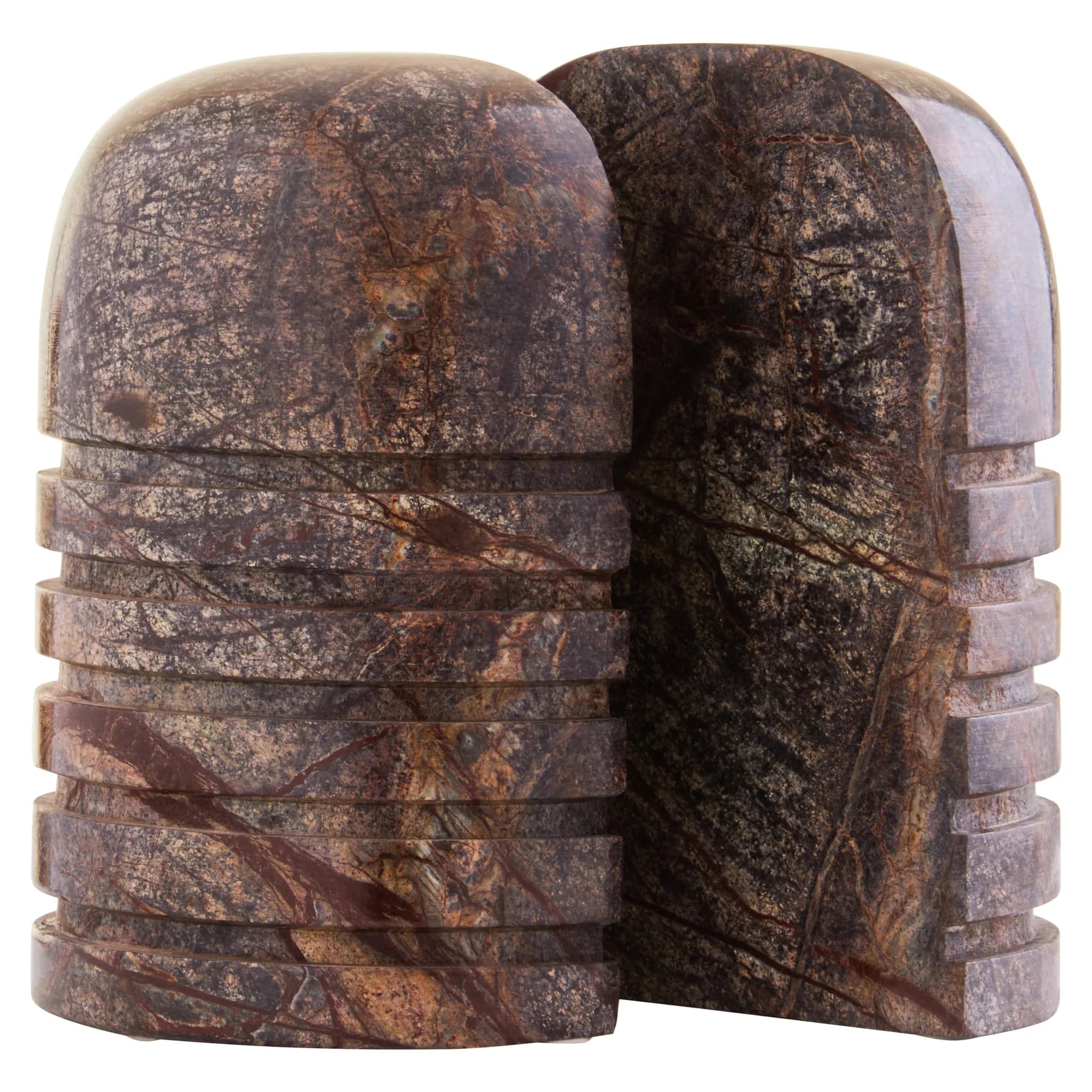 Fazio Forest Green Marble Set of Two Bookends - Decorative, photo 7 of 8