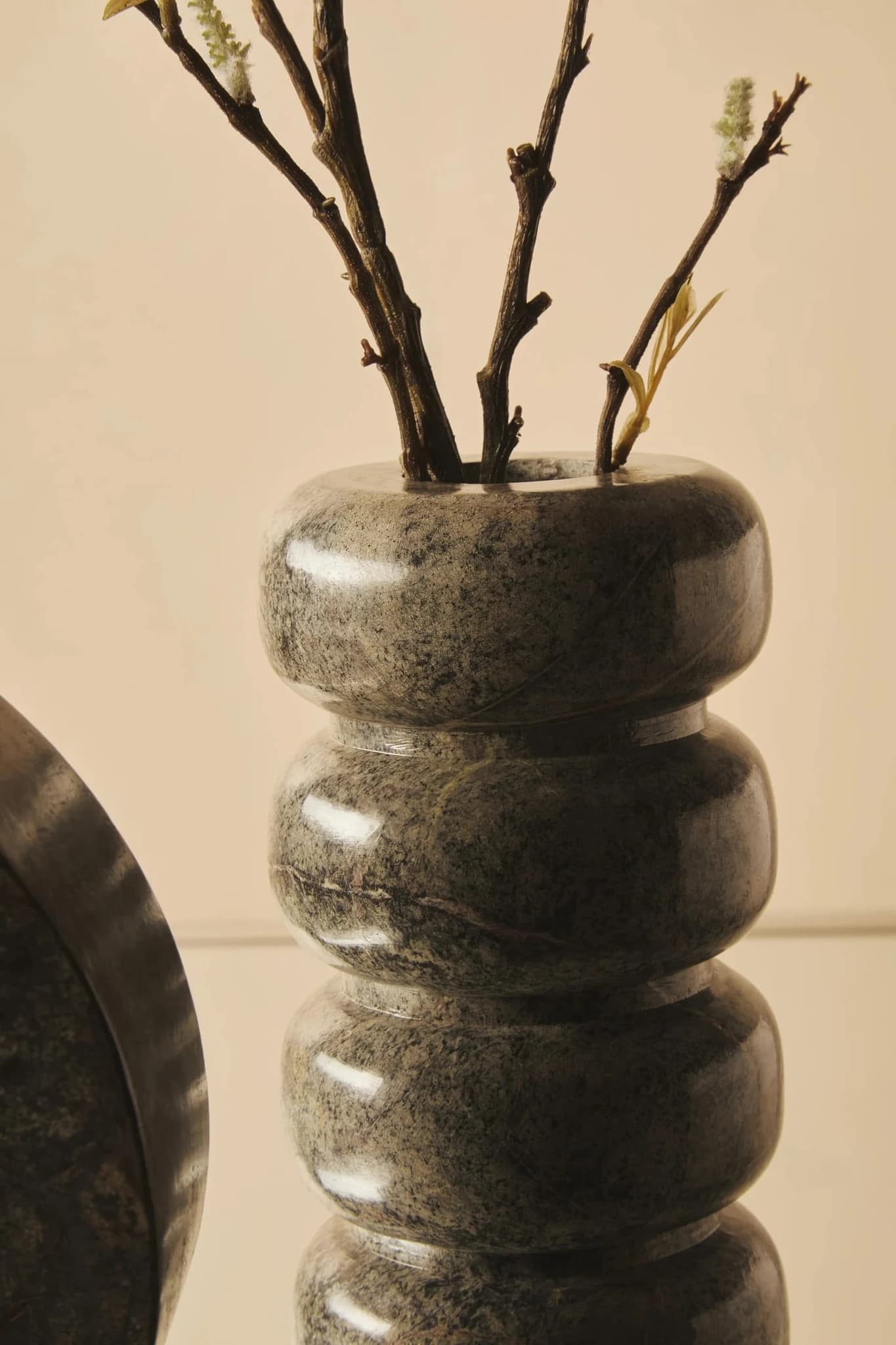 Fazio Forest Green Marble Vase - Vases, photo 2 of 6