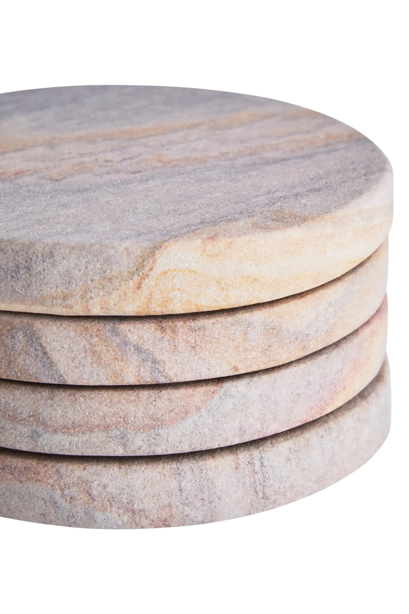 Pietra Rainbow Sandstone Set of 4 Coasters - Decorative, photo 5 of 8