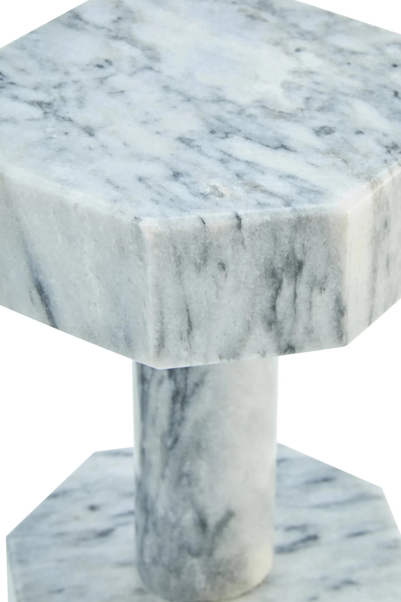 Zoro Set of Two Decorative Grey Marble Dumbbells - Decorative, photo 4 of 5