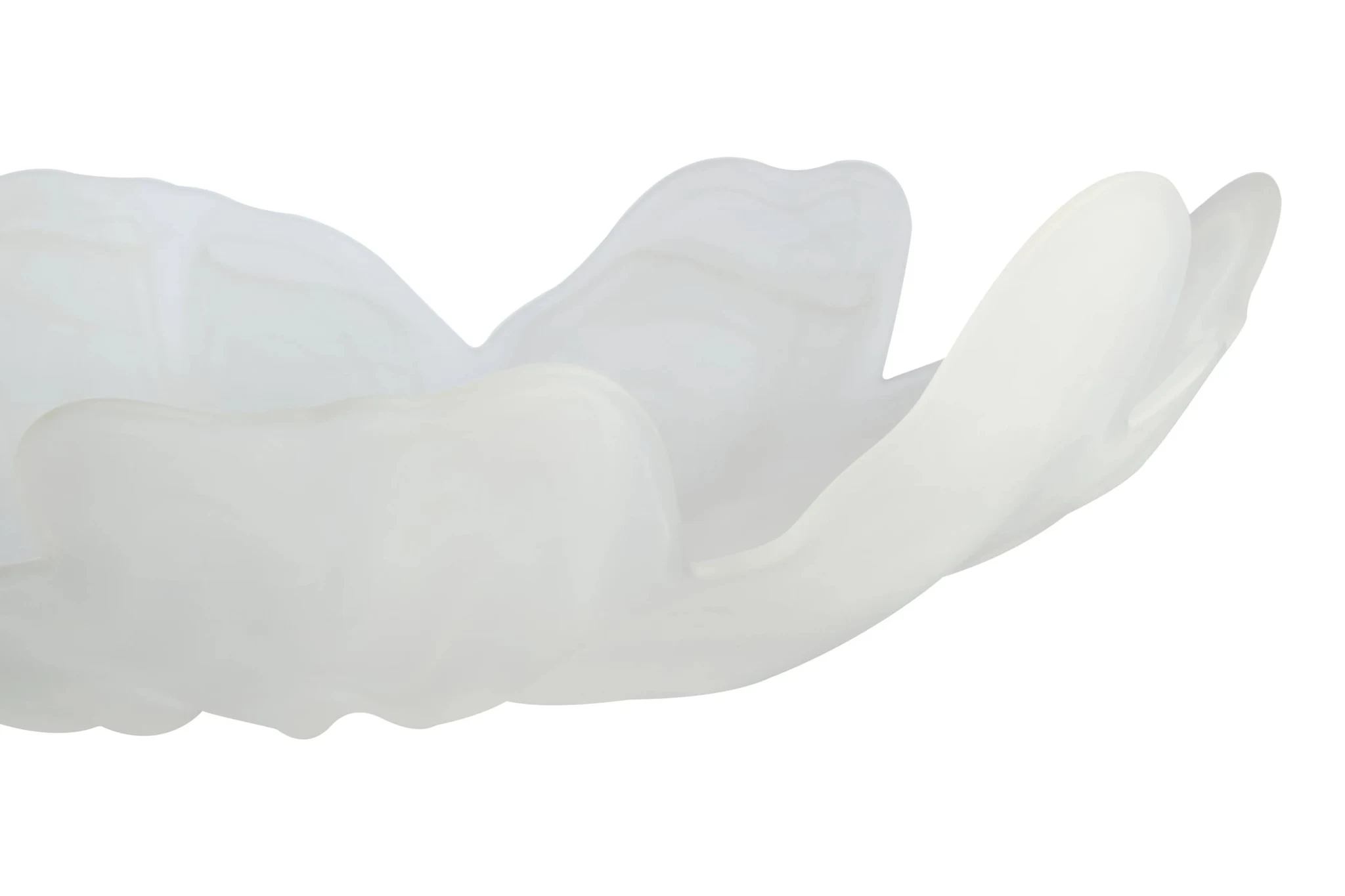 Galene Fluted White Glass Pedestal Bowl - Decorative, photo 8 of 8
