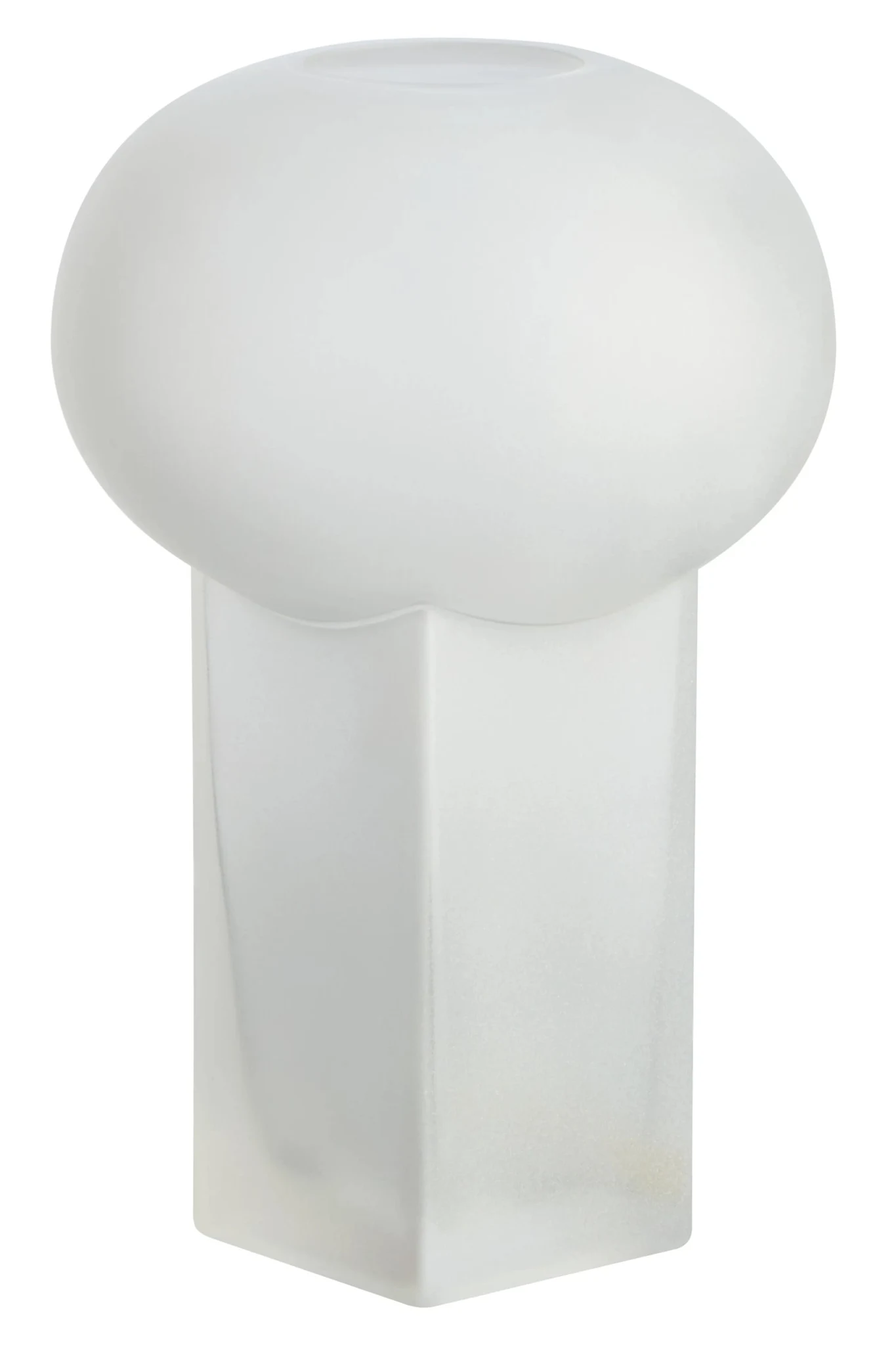 Gabi White Opaque Glass Large Vase - Vases, photo 5 of 8
