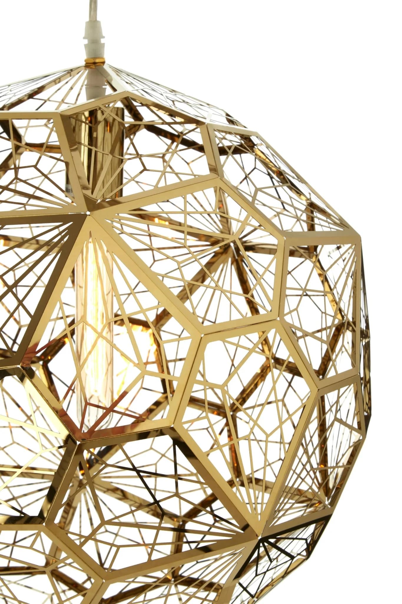 Akela Gold Finish Sphere Pendant Light - Pendant lights, photo 4 of 4