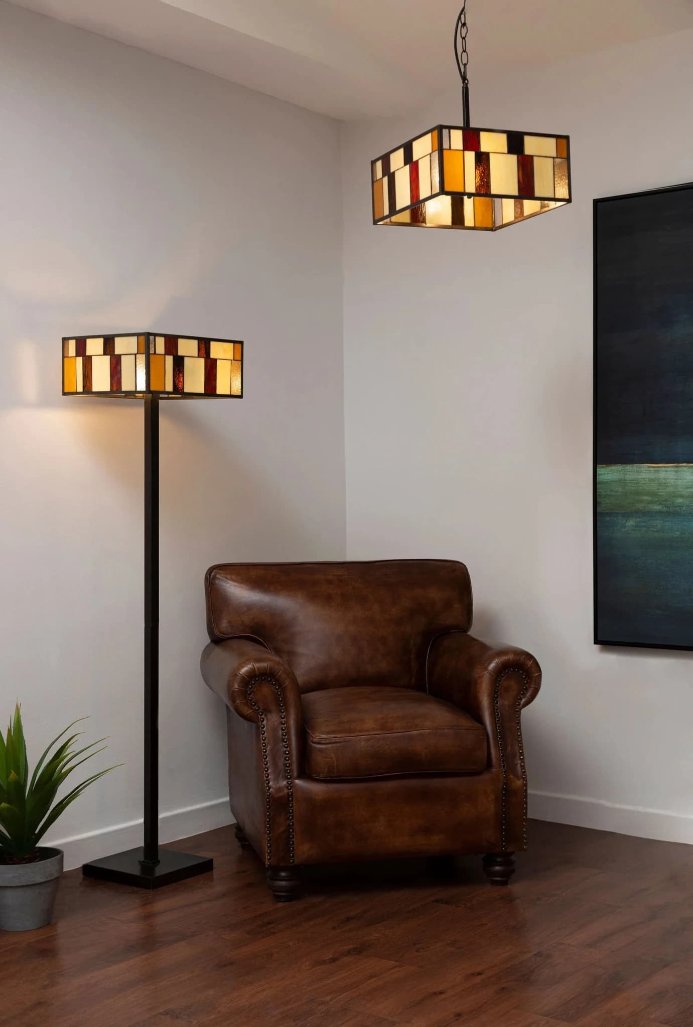 Waldorf Deco Square Ceiling Light - Pendant lights, photo 2 of 6