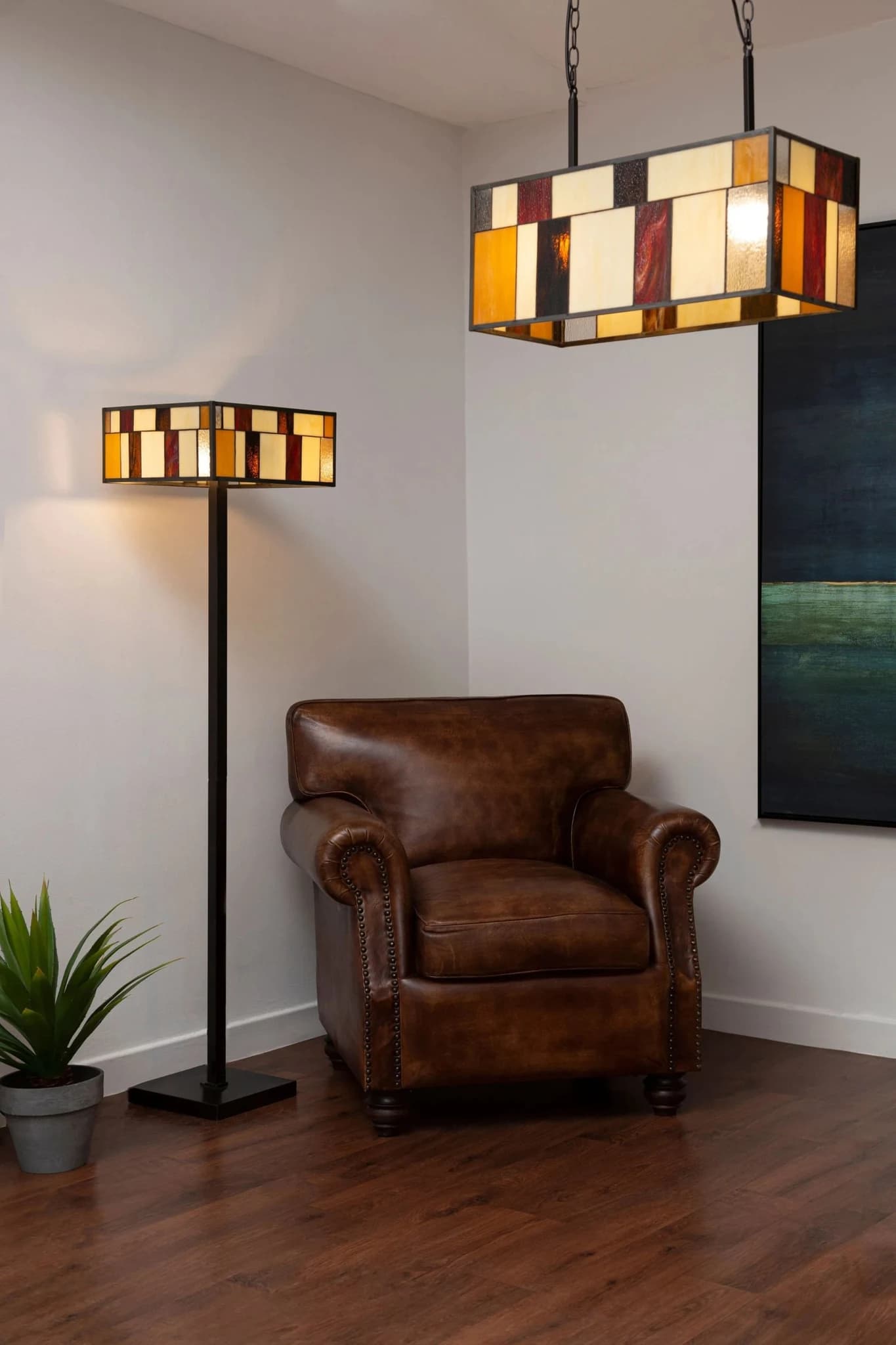 Waldorf Deco Rectangle Ceiling Light - Pendant lights, photo 2 of 6