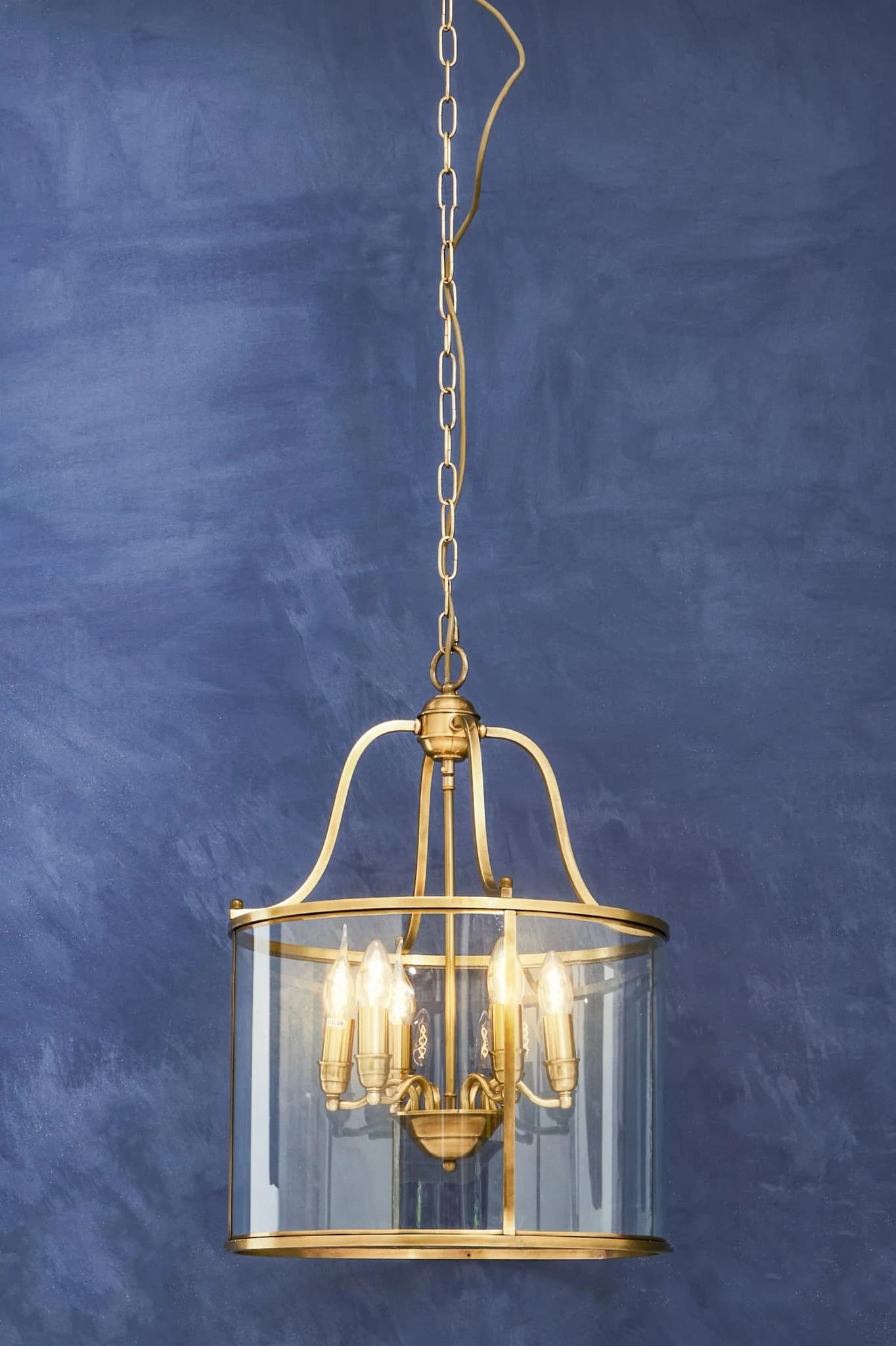 Hampstead Brass Finish 6 Bulb Pendant Light - Pendant lights, photo 2 of 7