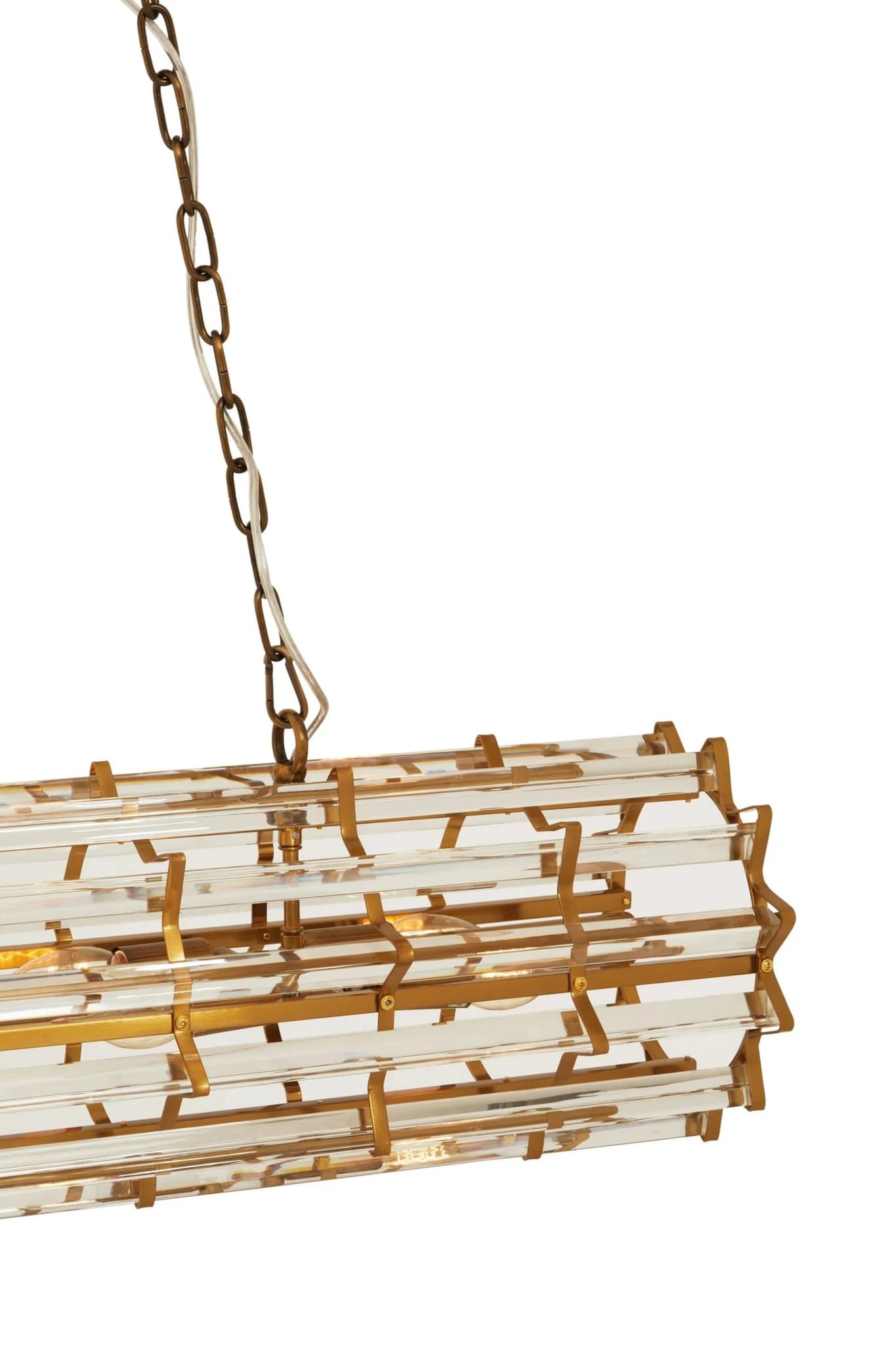 Karli Brass Eight Bulb Pendant Light - Pendant lights, photo 8 of 8