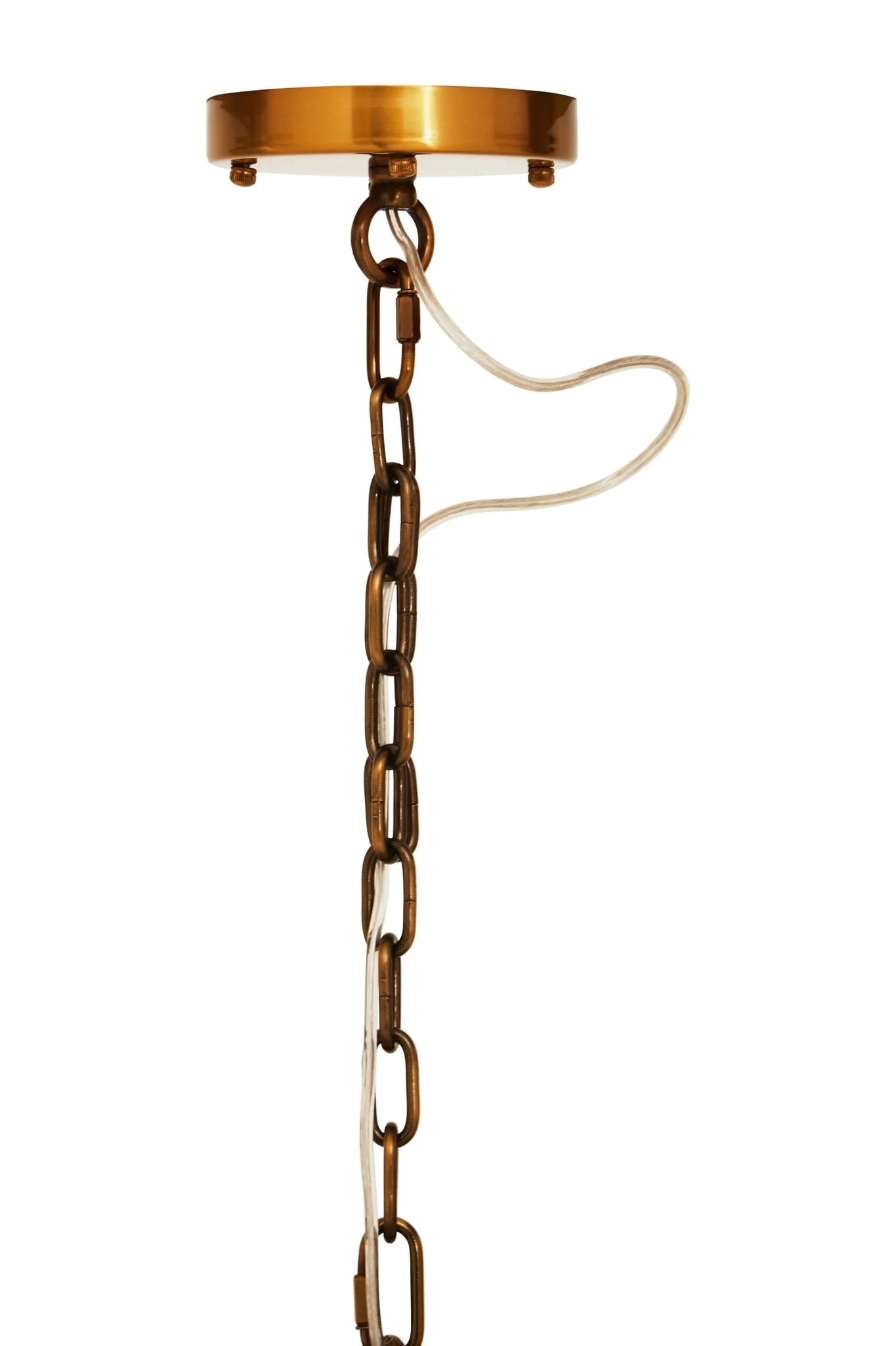 Karli Brass Finish Vertical Large Pendant Light - Pendant lights, photo 5 of 7