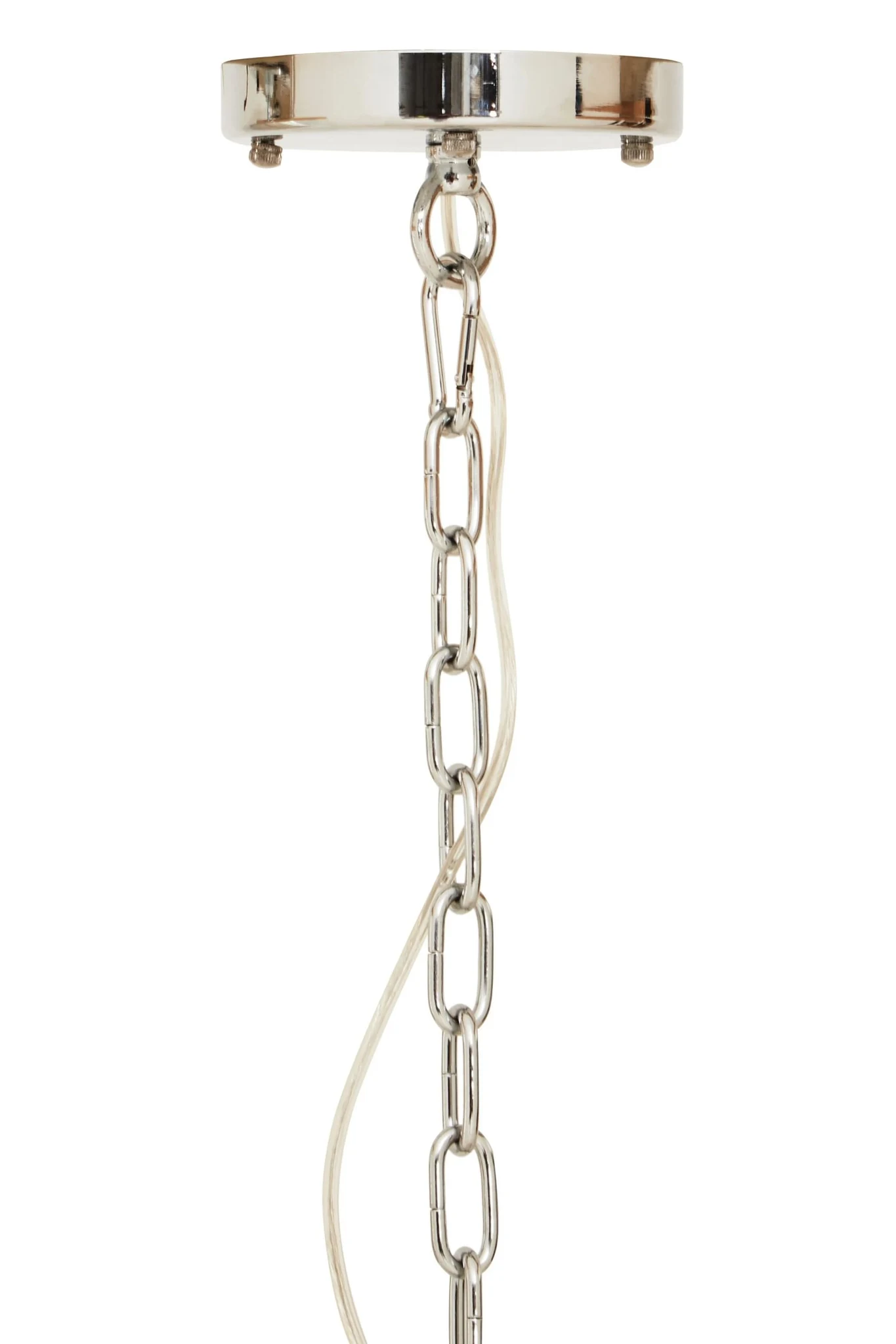 Karli Glass And Chrome Finish Large Vertical Pendant Light - Pendant lights, photo 5 of 7