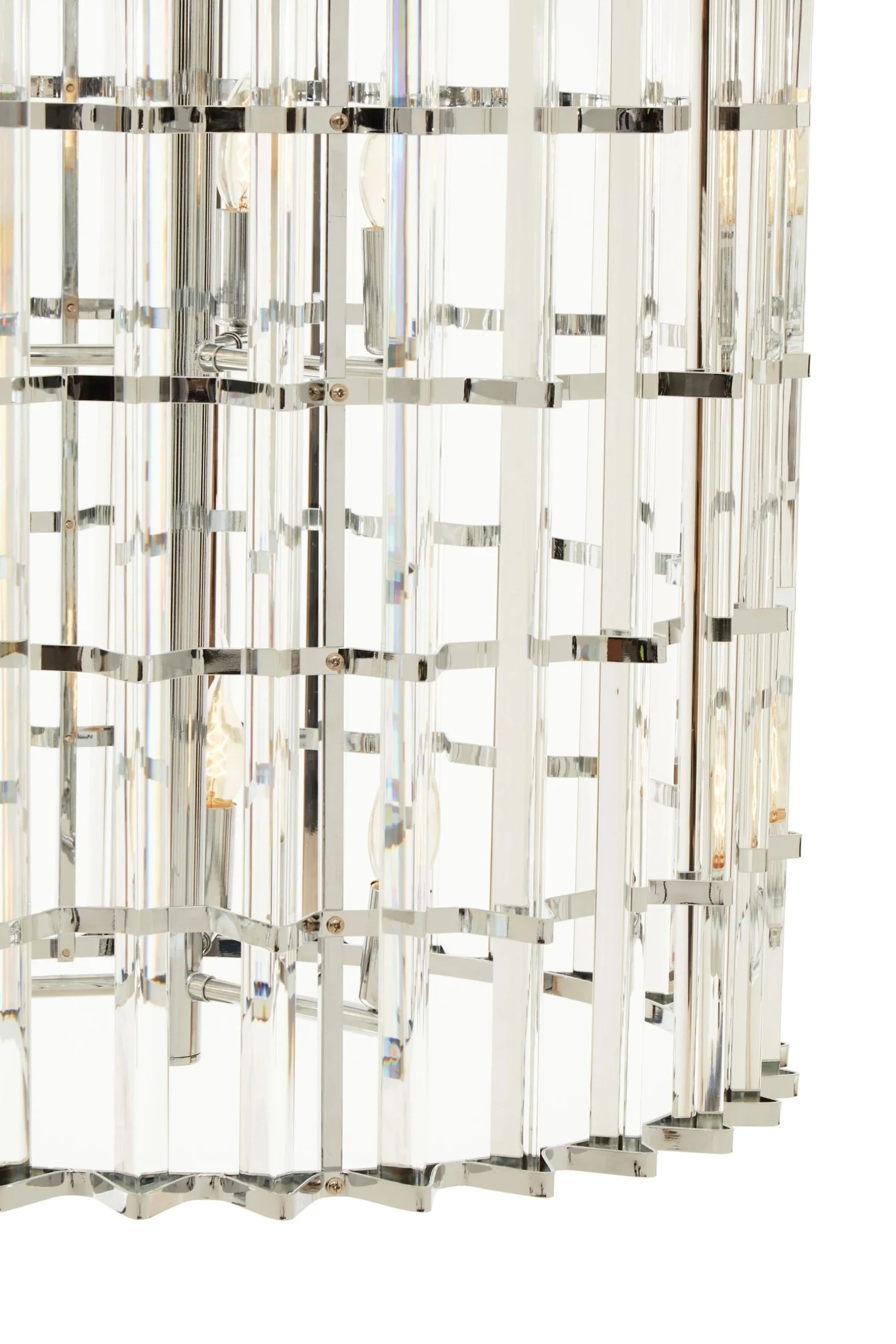 Karli Chrome And Glass Vertical Light - Pendant lights, photo 7 of 8