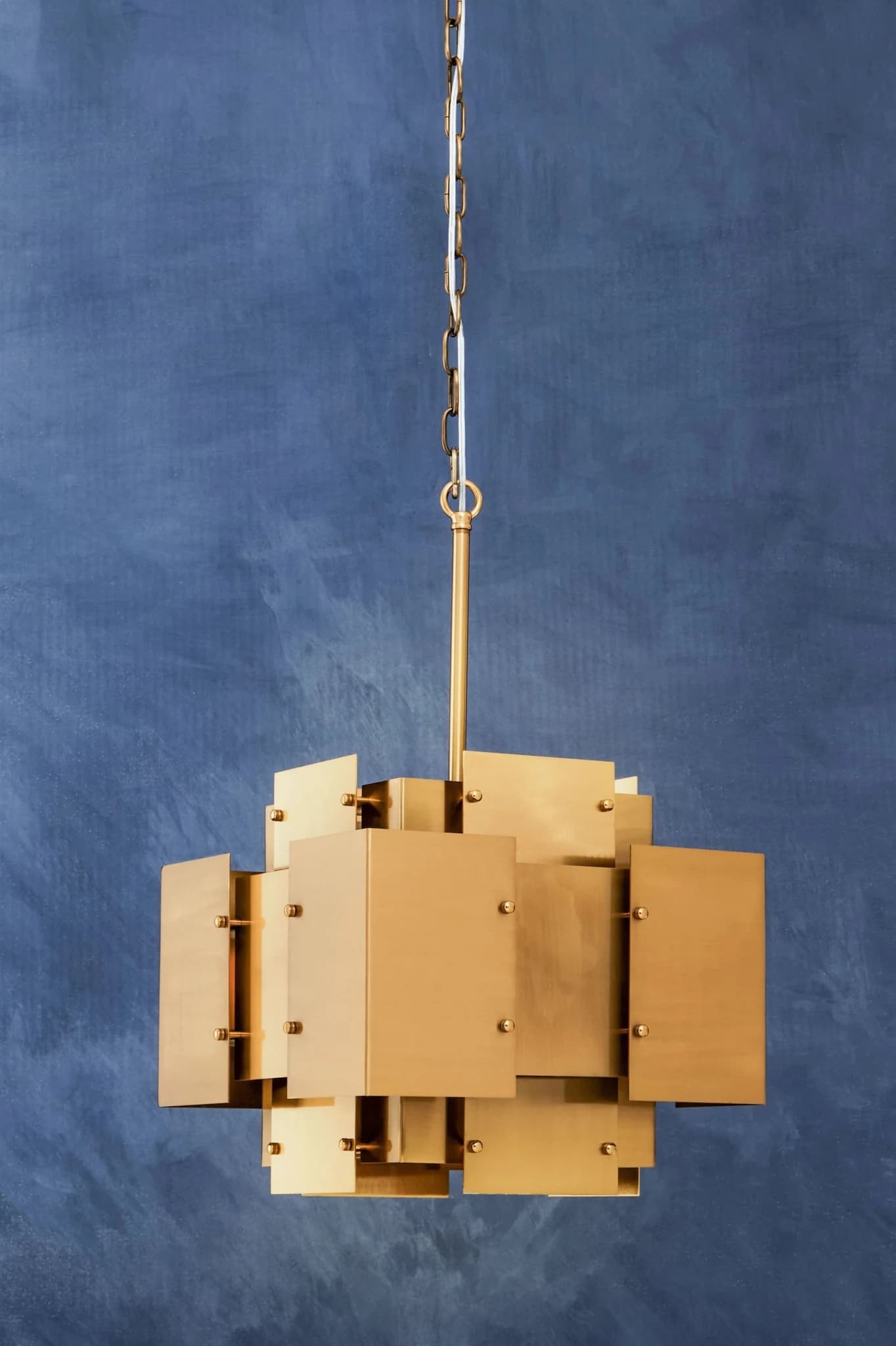 Karlo Metal Brass Finish Pendant Light With Four Bulbs - Pendant lights, photo 2 of 7