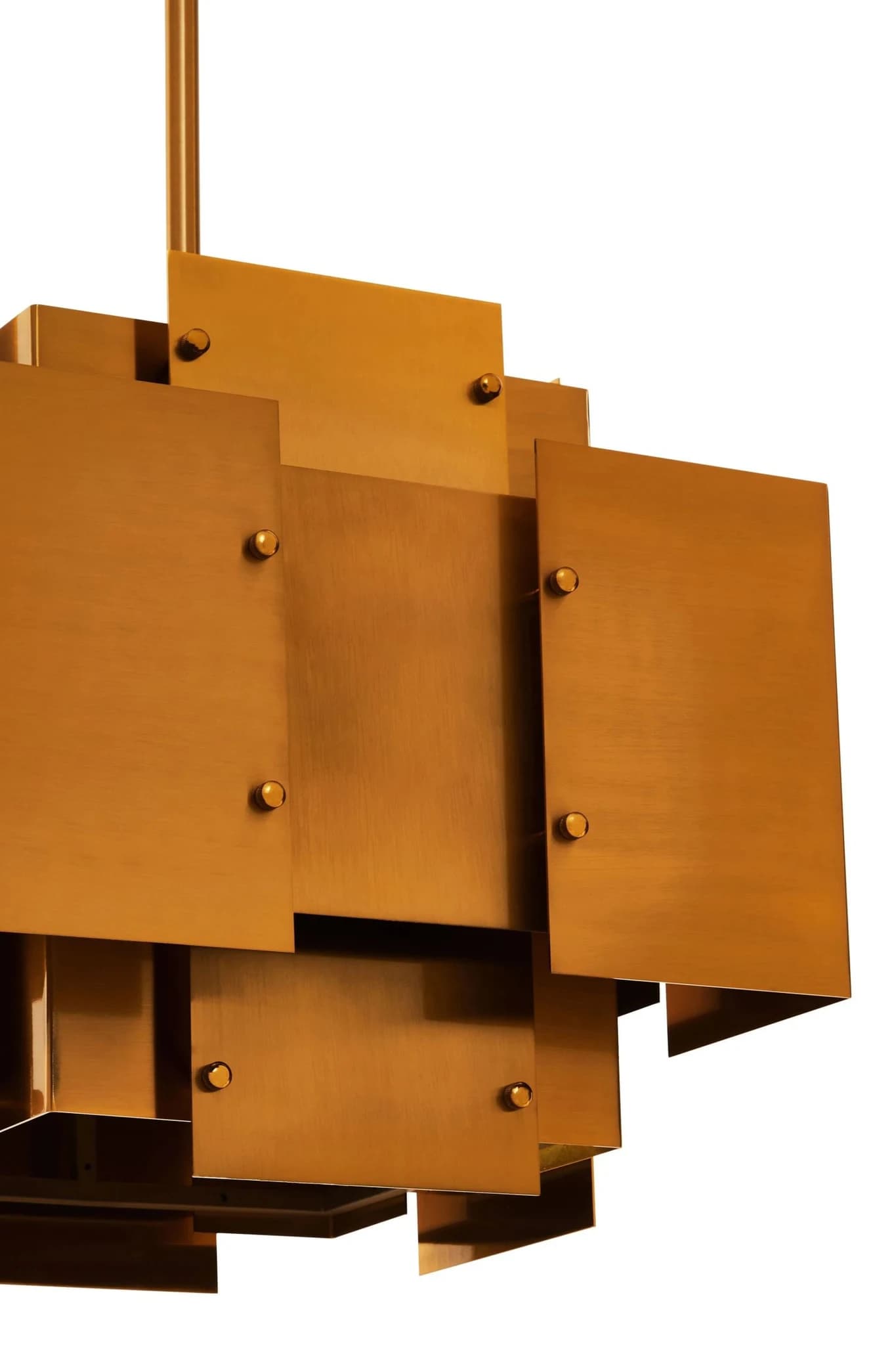 Karlo Metal Brass Finish Pendant Light With Four Bulbs - Pendant lights, photo 6 of 7