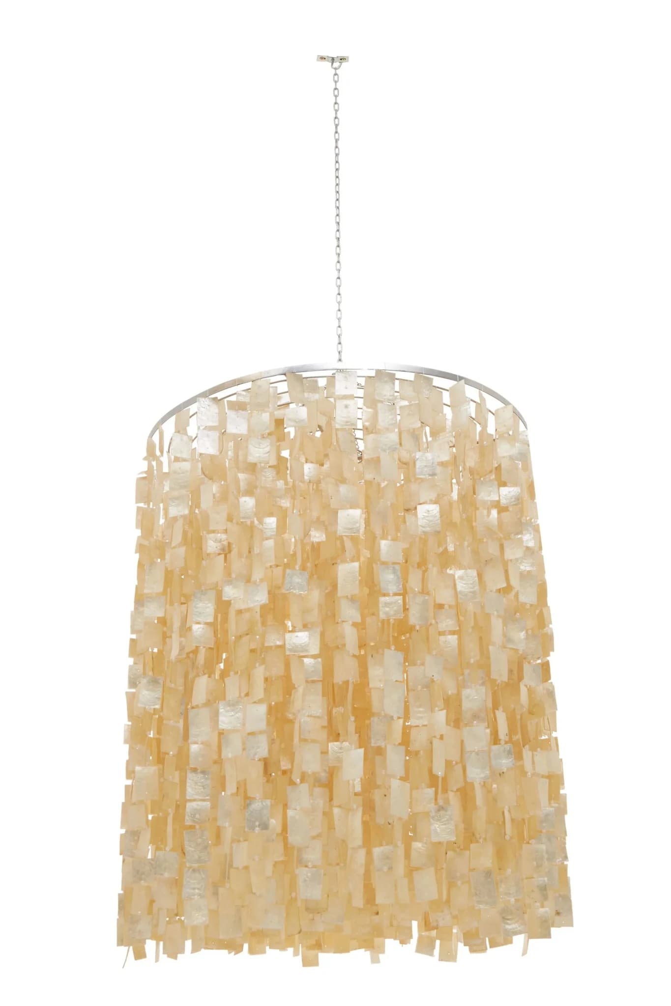 Palu Natural Shell Pendant Shade - Pendant lights, photo 2 of 6