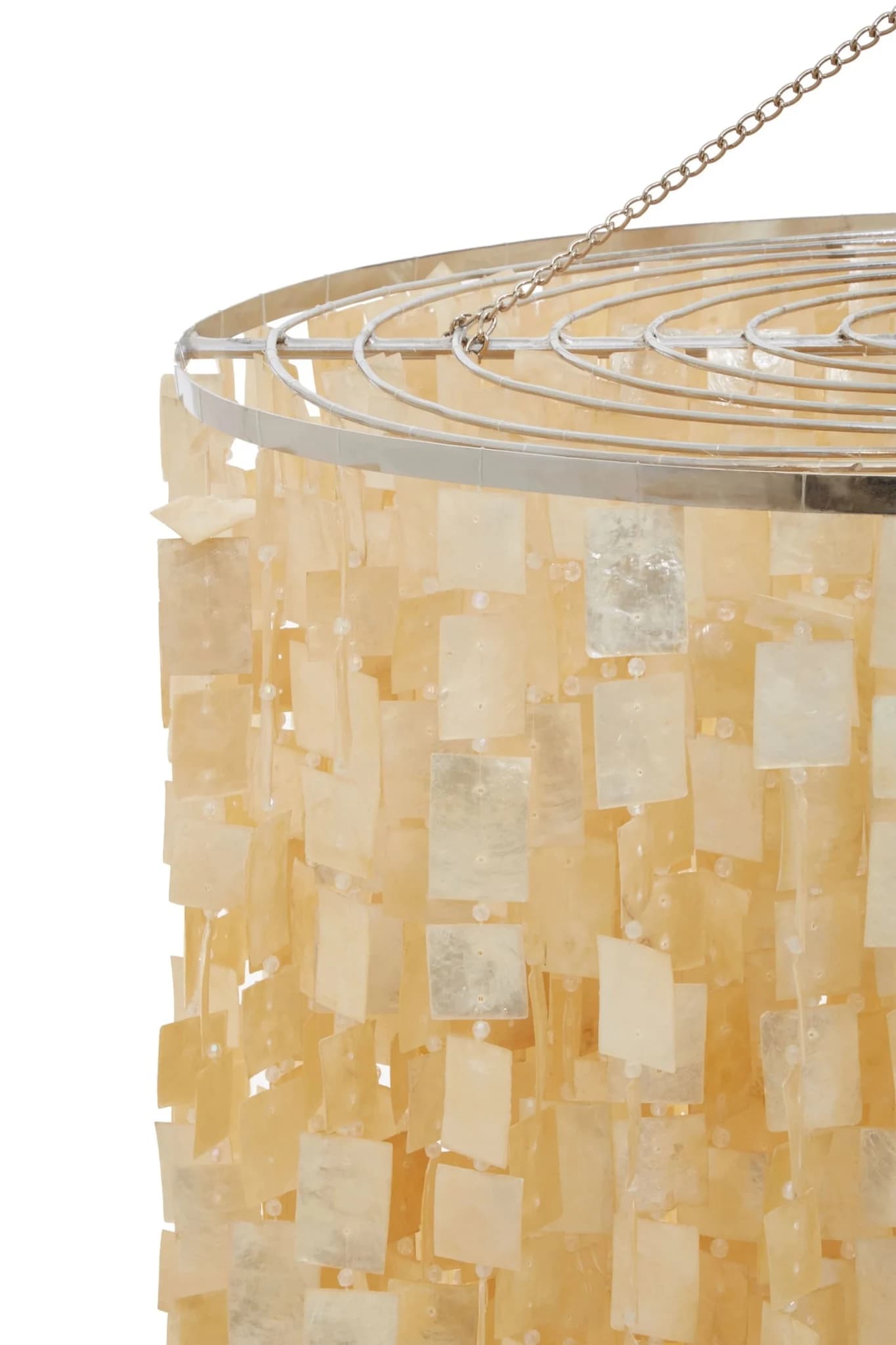 Palu Natural Shell Pendant Shade - Pendant lights, photo 6 of 6