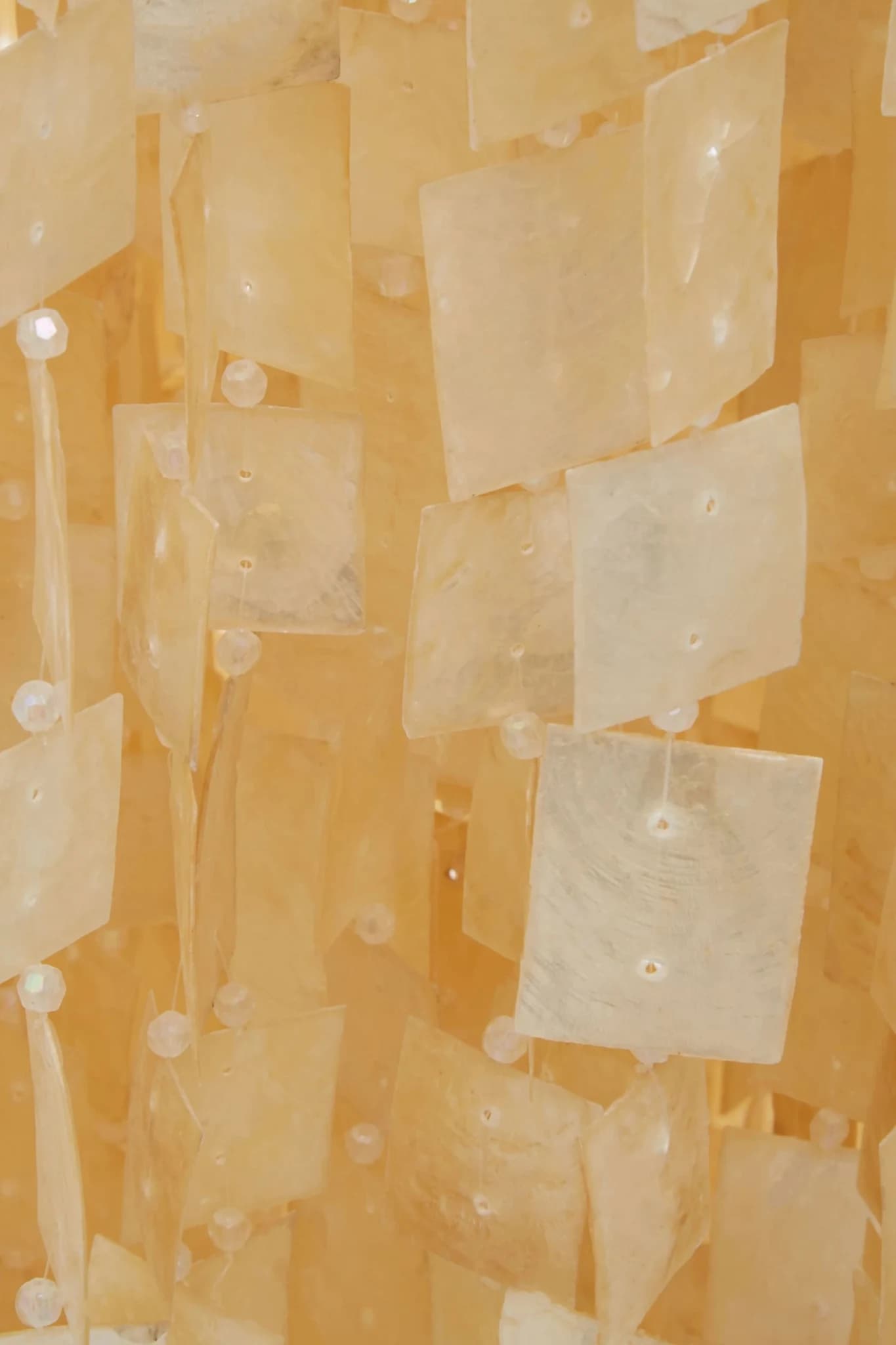 Palu Natural Shell Pendant Shade - Pendant lights, photo 4 of 6
