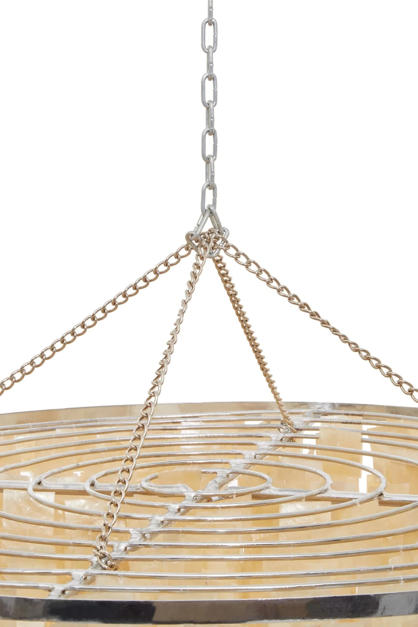 Palu Natural Shell Pendant Shade - Pendant lights, photo 3 of 6