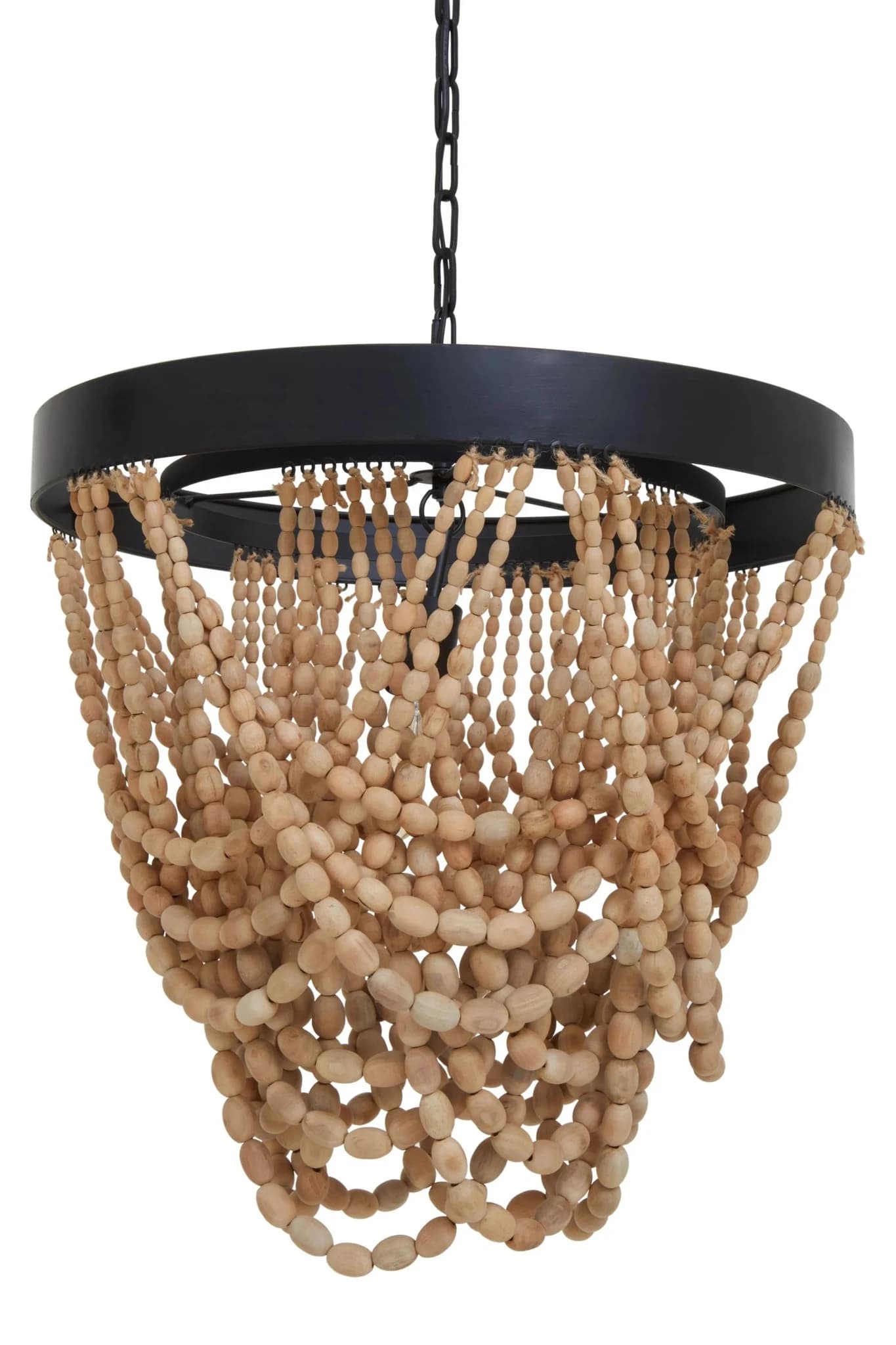 Lapiz Wooden Beads Chandelier - Pendant lights, photo 8 of 8