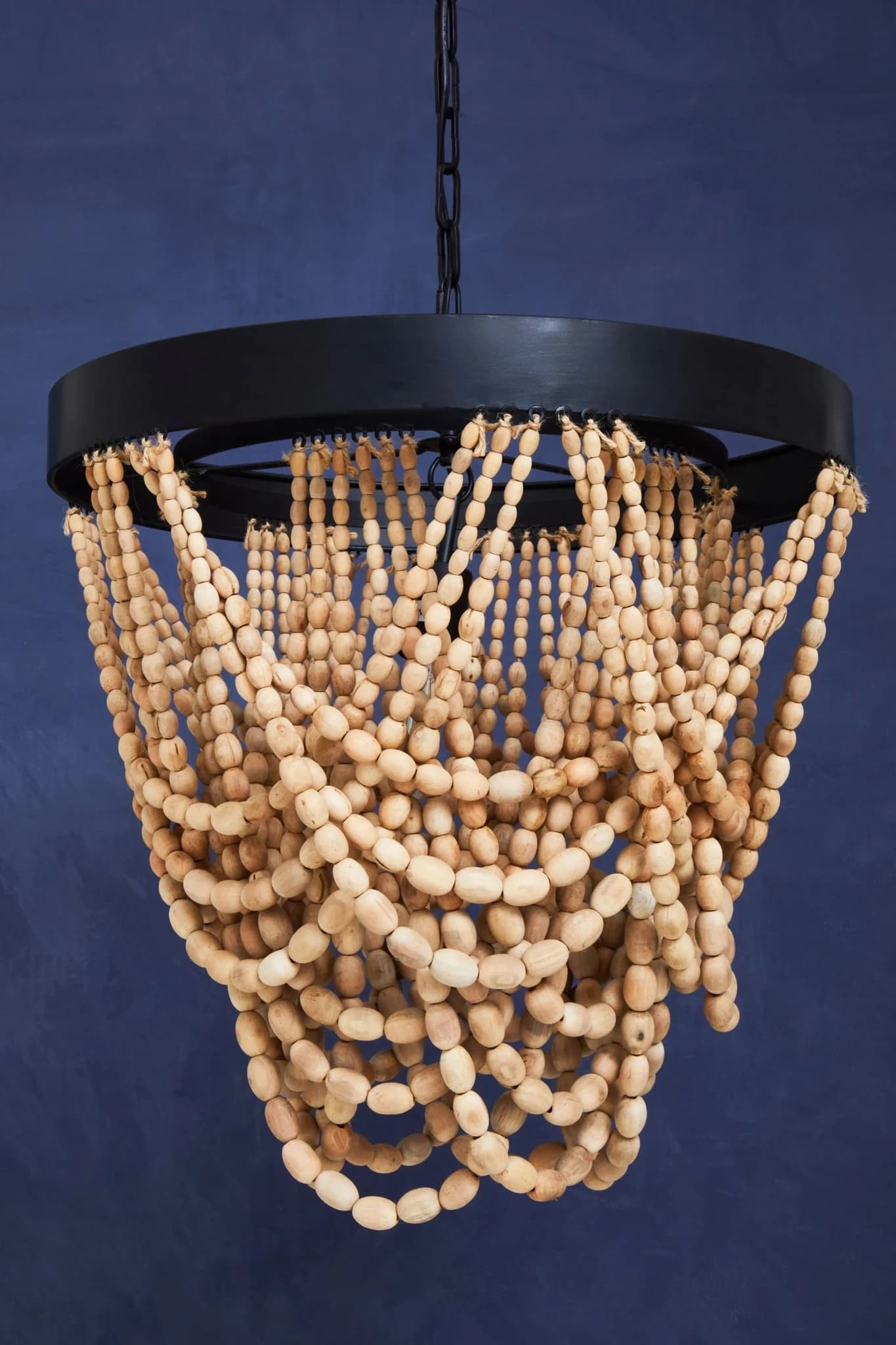 Lapiz Wooden Beads Chandelier - Pendant lights, photo 4 of 8