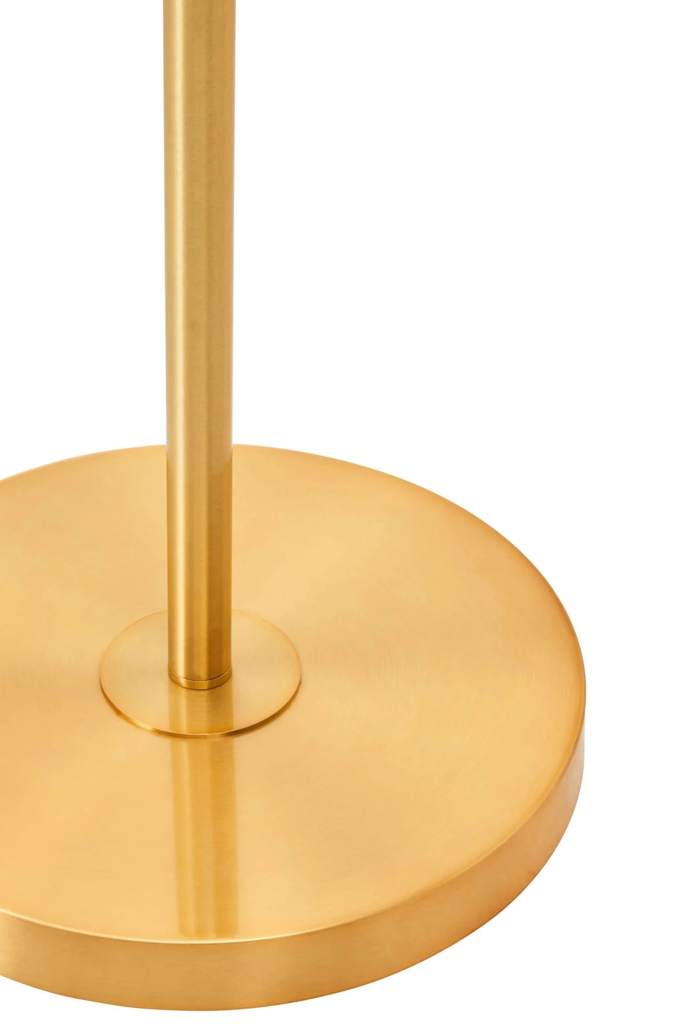 Hutchinson Clear Crystal Floor Lamp with Gold Metal - Floor lamps, photo 4 of 5