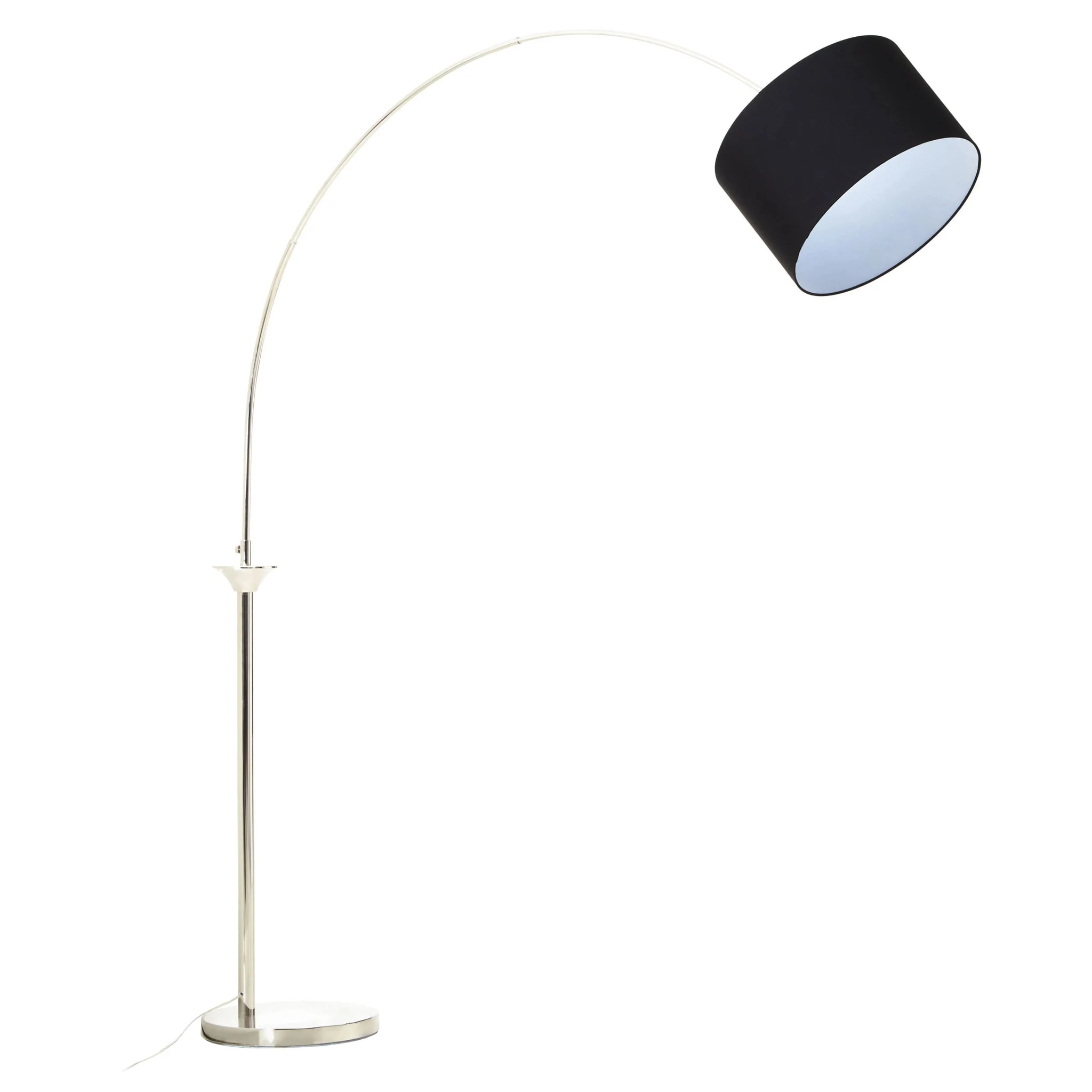 Hubert Satin Nickel Finish Metal Floor Lamp - Floor lamps, photo 2 of 7