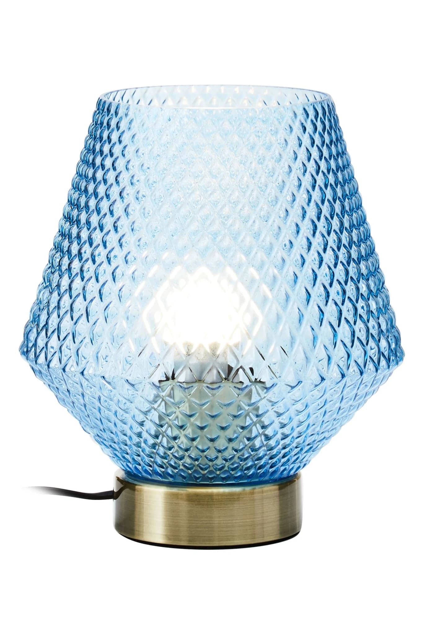 Noble Blue Glass Table Lamp - Table lamps, photo 2 of 5
