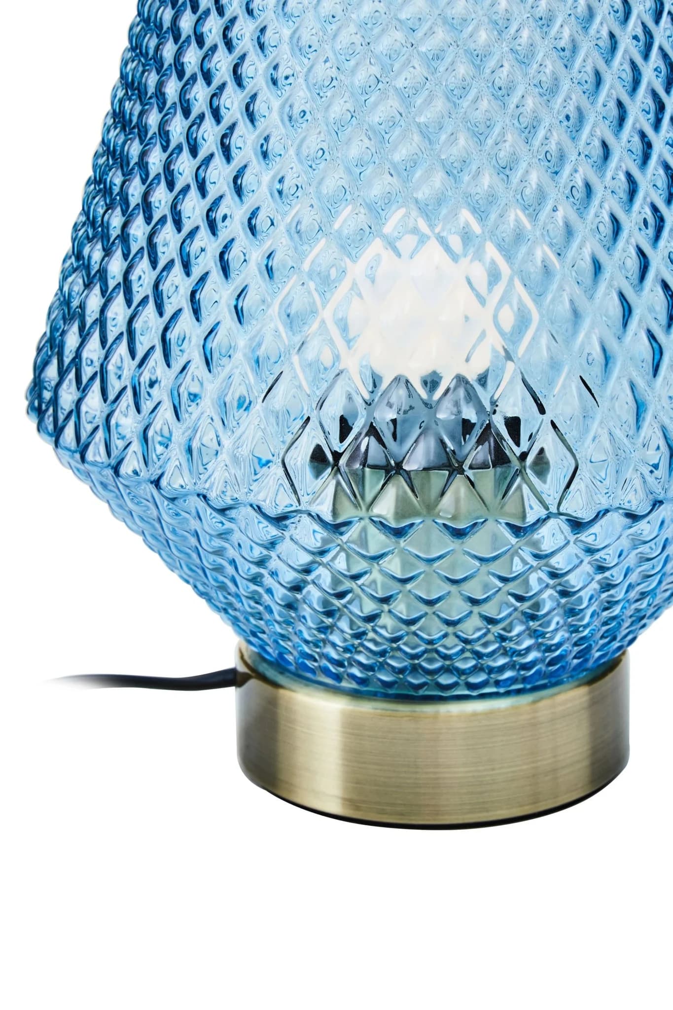 Noble Blue Glass Table Lamp - Table lamps, photo 4 of 5
