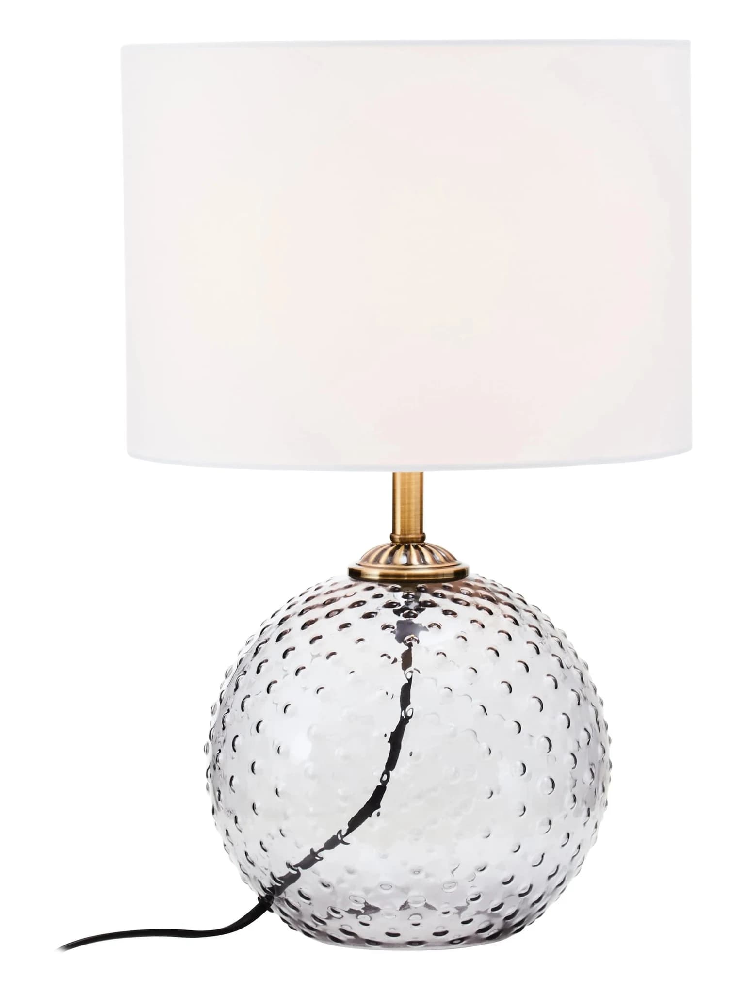Noa Grey Glass Table Lamp - Table lamps, photo 2 of 5