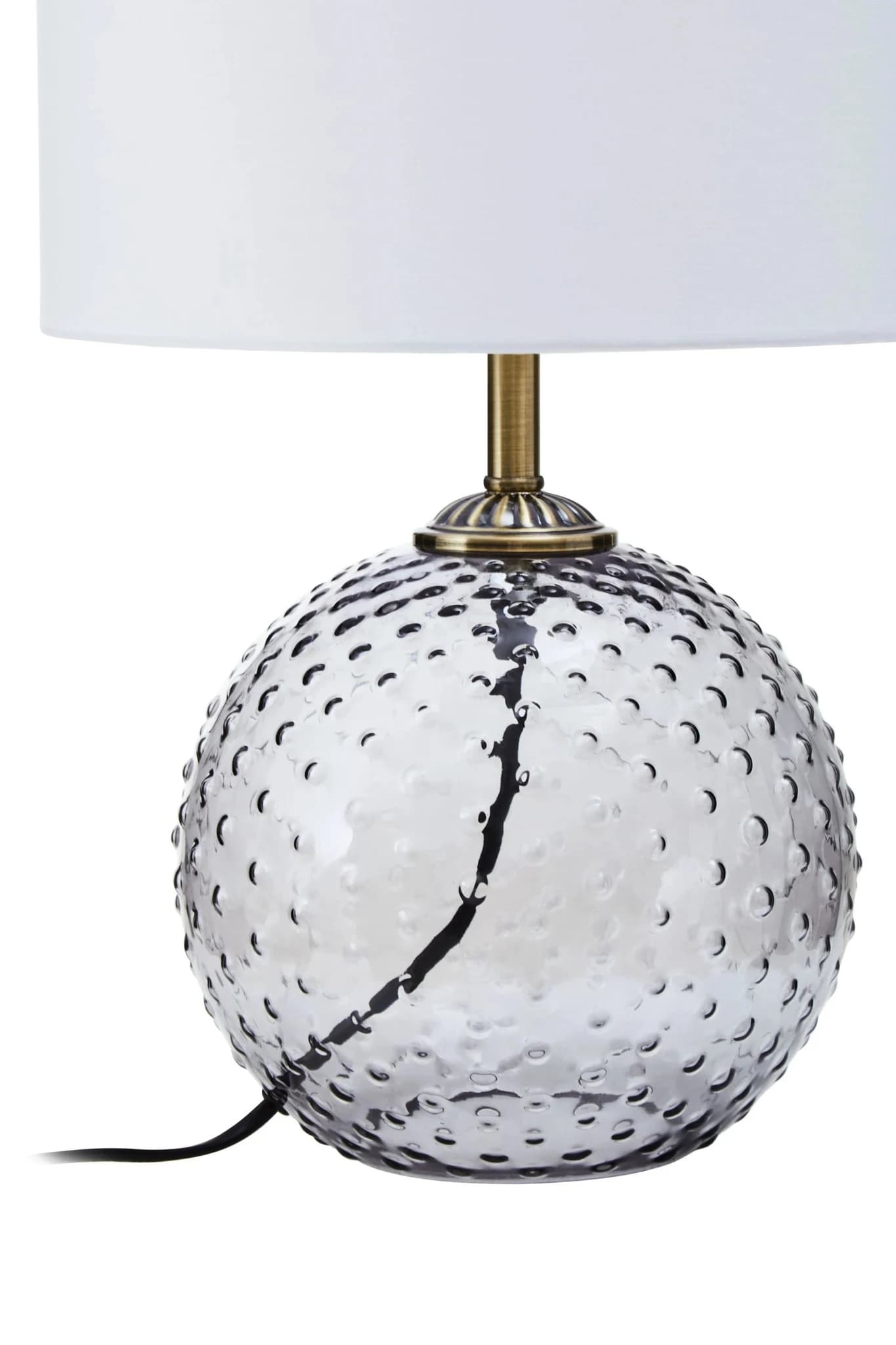 Noa Grey Glass Table Lamp - Table lamps, photo 4 of 5