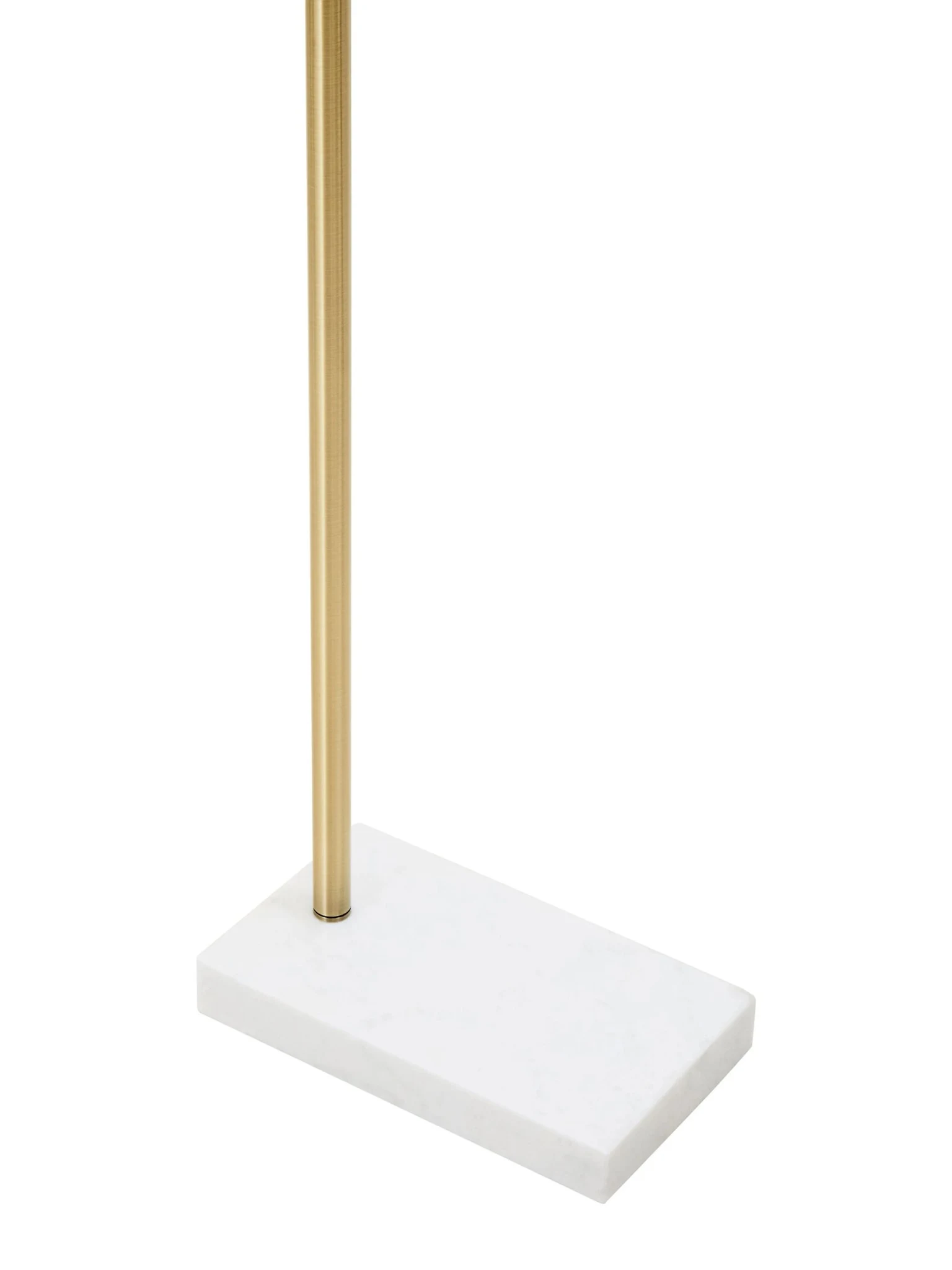 Equipoise Black and Brass Finish Floor Lamp with Marble Base - Floor lamps, photo 5 of 7