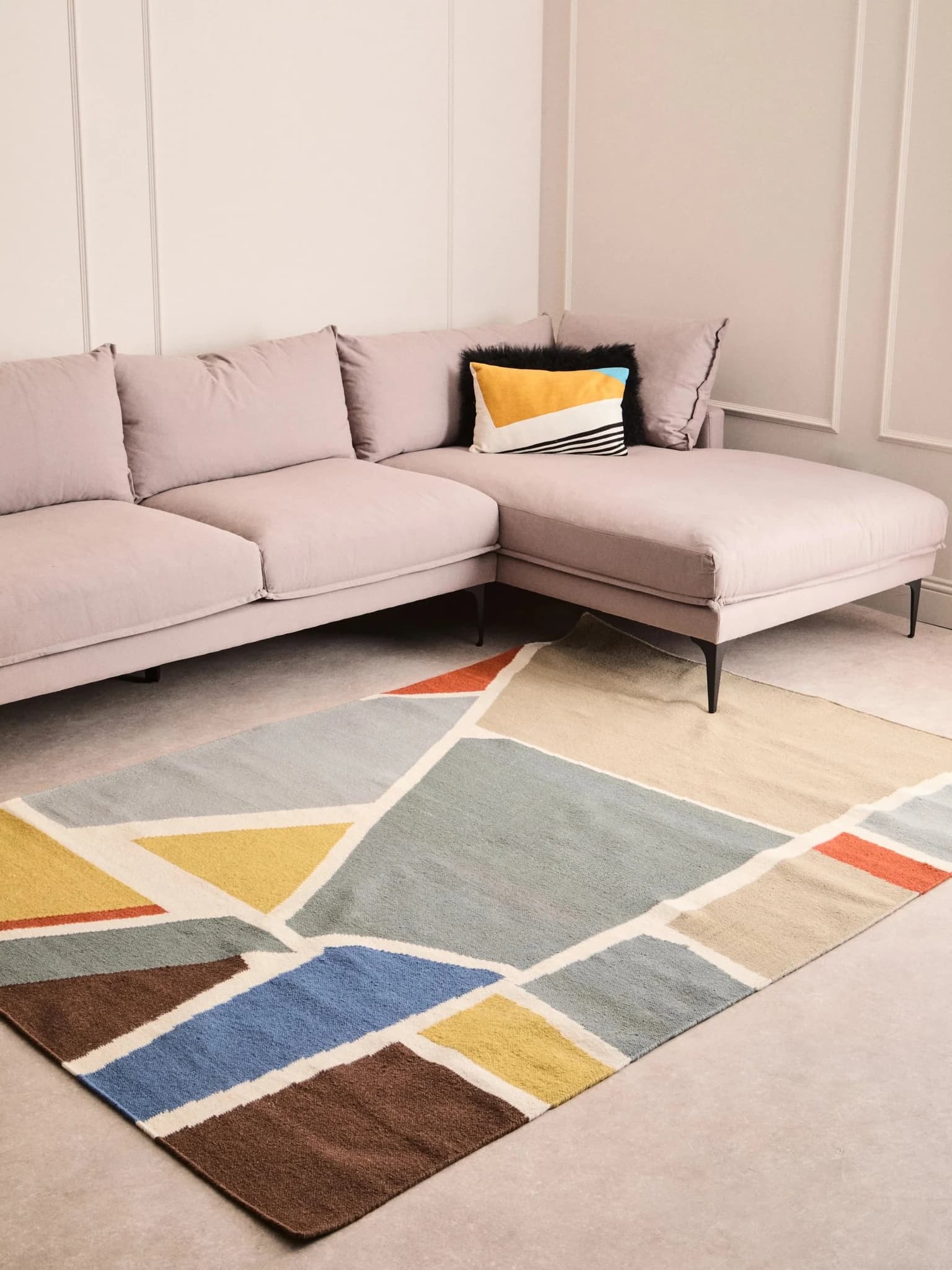Bosie Villon Multi Colour Abstract Design Rug - Decorative, photo 5 of 8