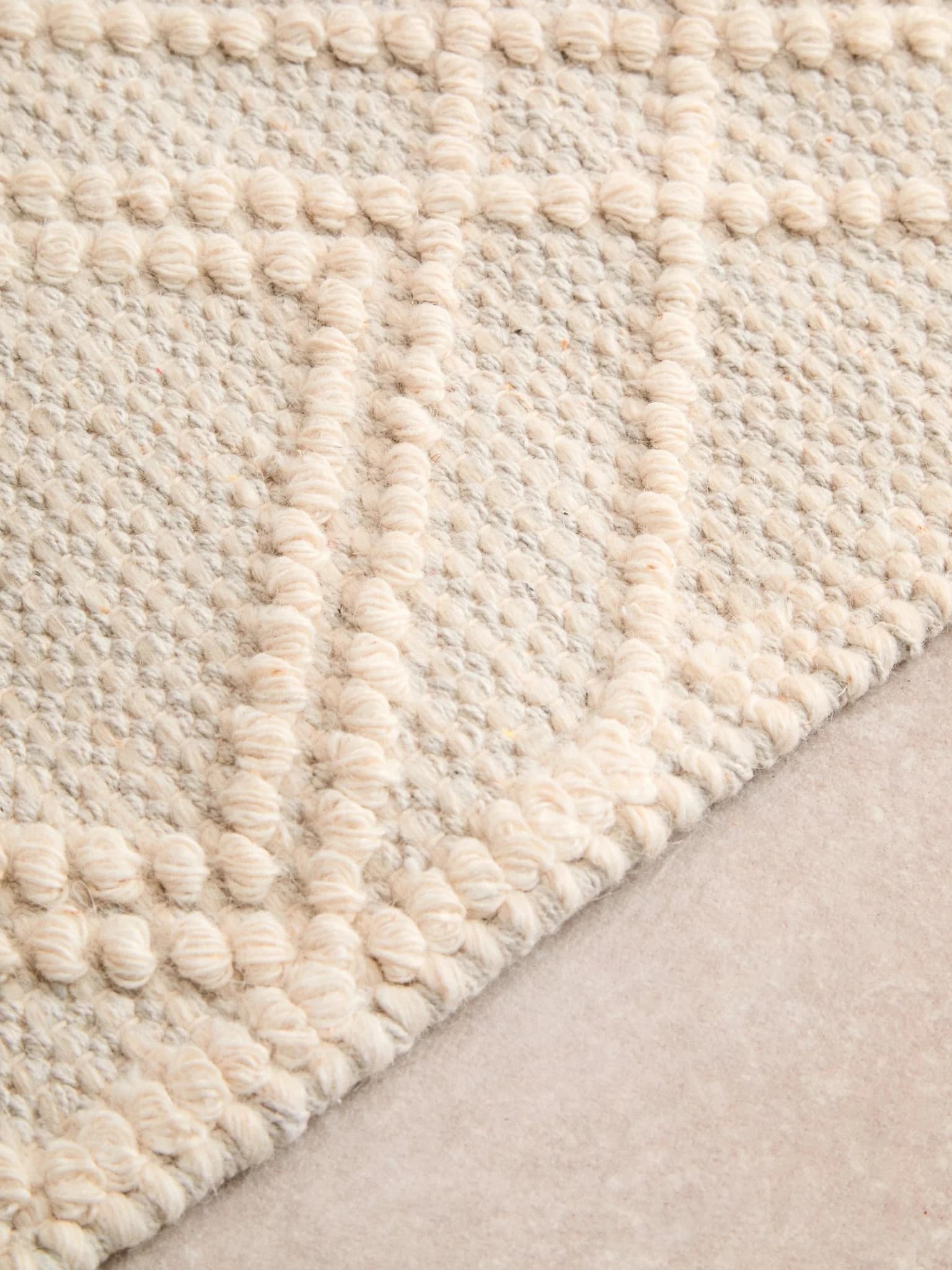 Bosie Jango Stone and Ivory Large Geometric Design Rug - Decorative, photo 2 of 8