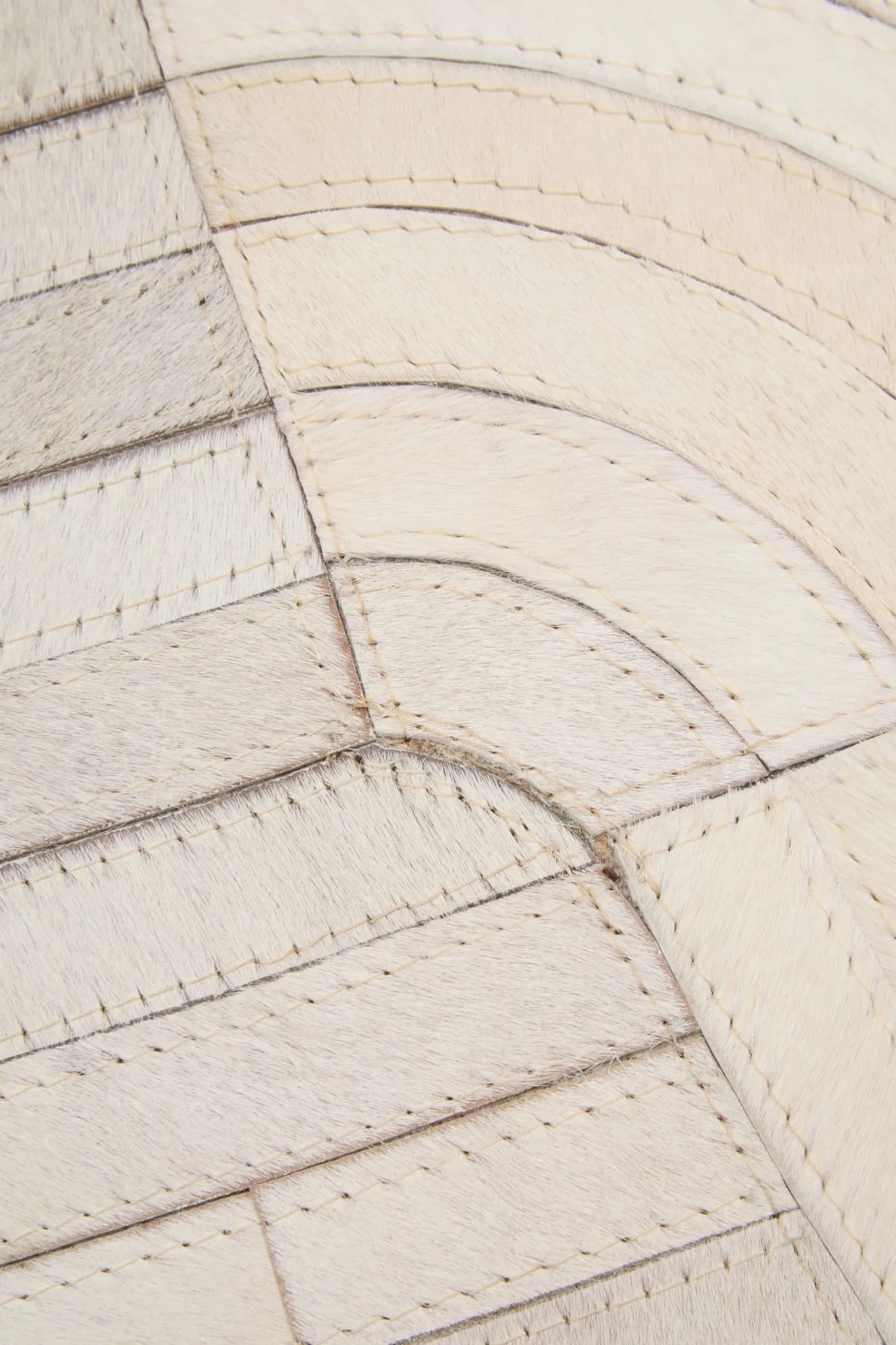 Bosie Safira Natural Hair On Leather Small Rug - Decorative, photo 4 of 6