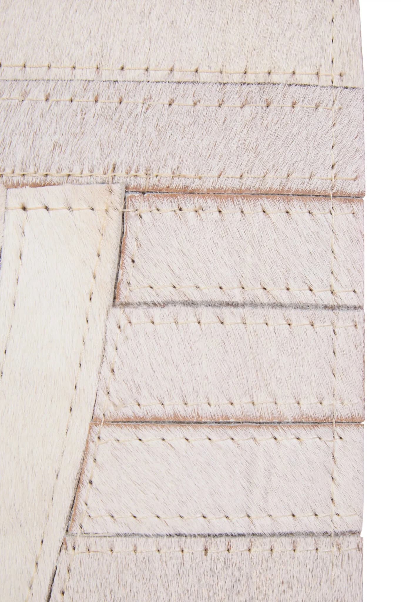 Bosie Safira Natural Hair On Leather Small Rug - Decorative, photo 3 of 6