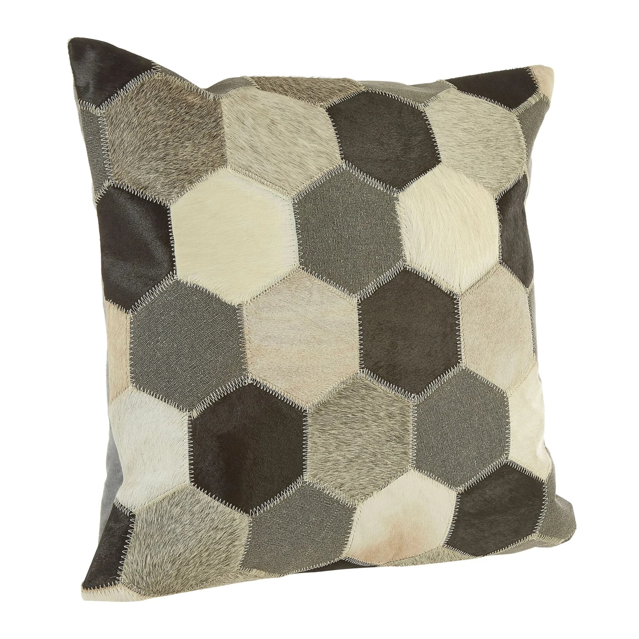 Bosie Safira Black And White And Grey Cushion Cover - Decorative, photo 4 of 5
