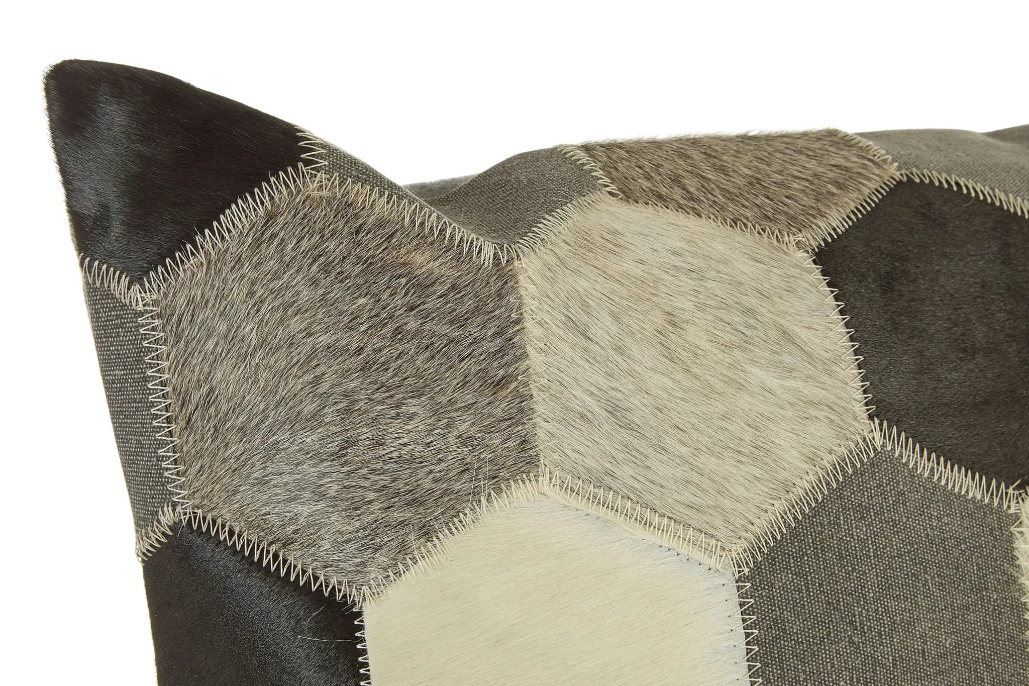 Bosie Safira Black And White And Grey Cushion Cover - Decorative, photo 5 of 5