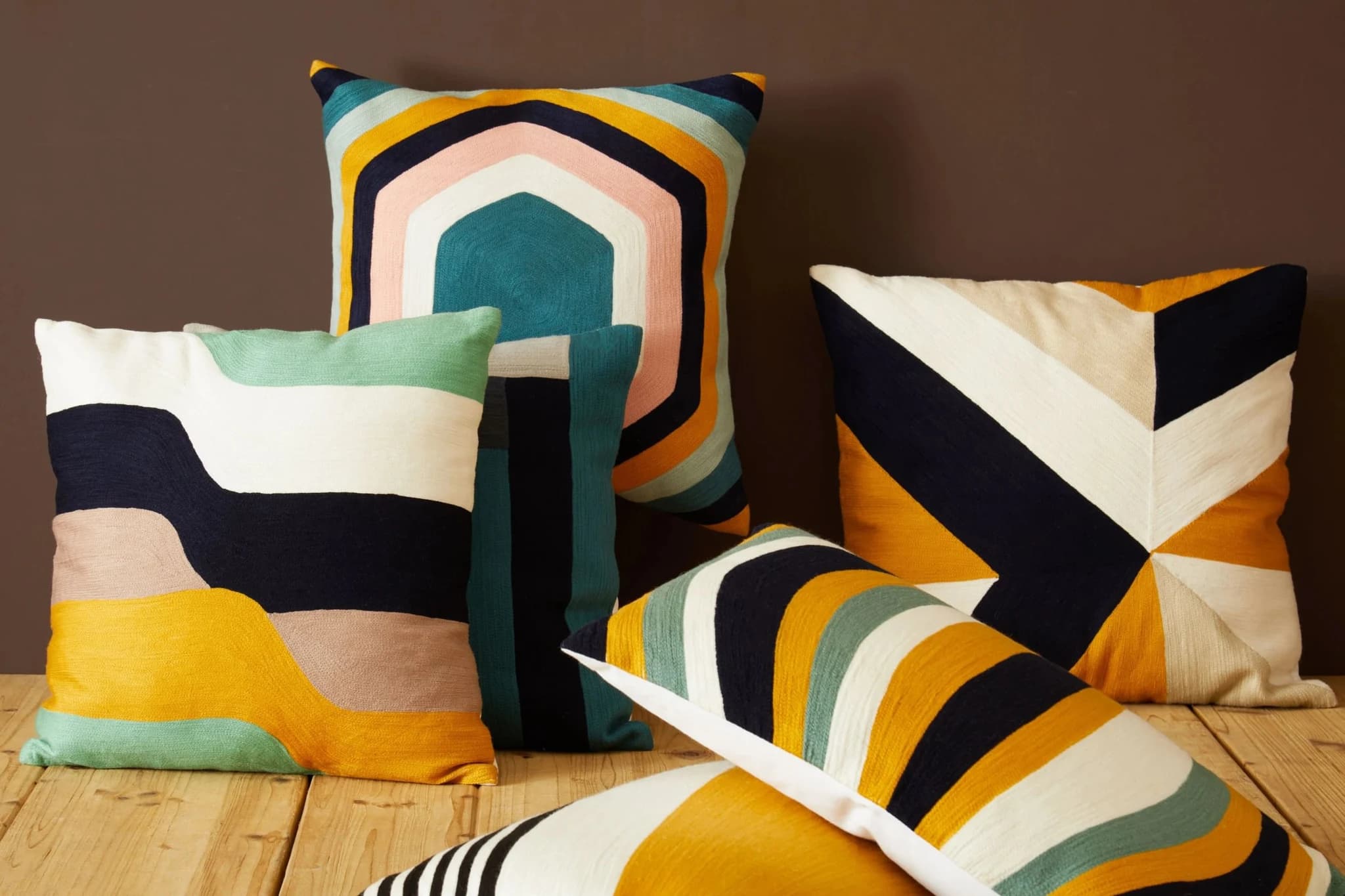 Bosie Ozella Stripes Design Cushion - Decorative, photo 6 of 8