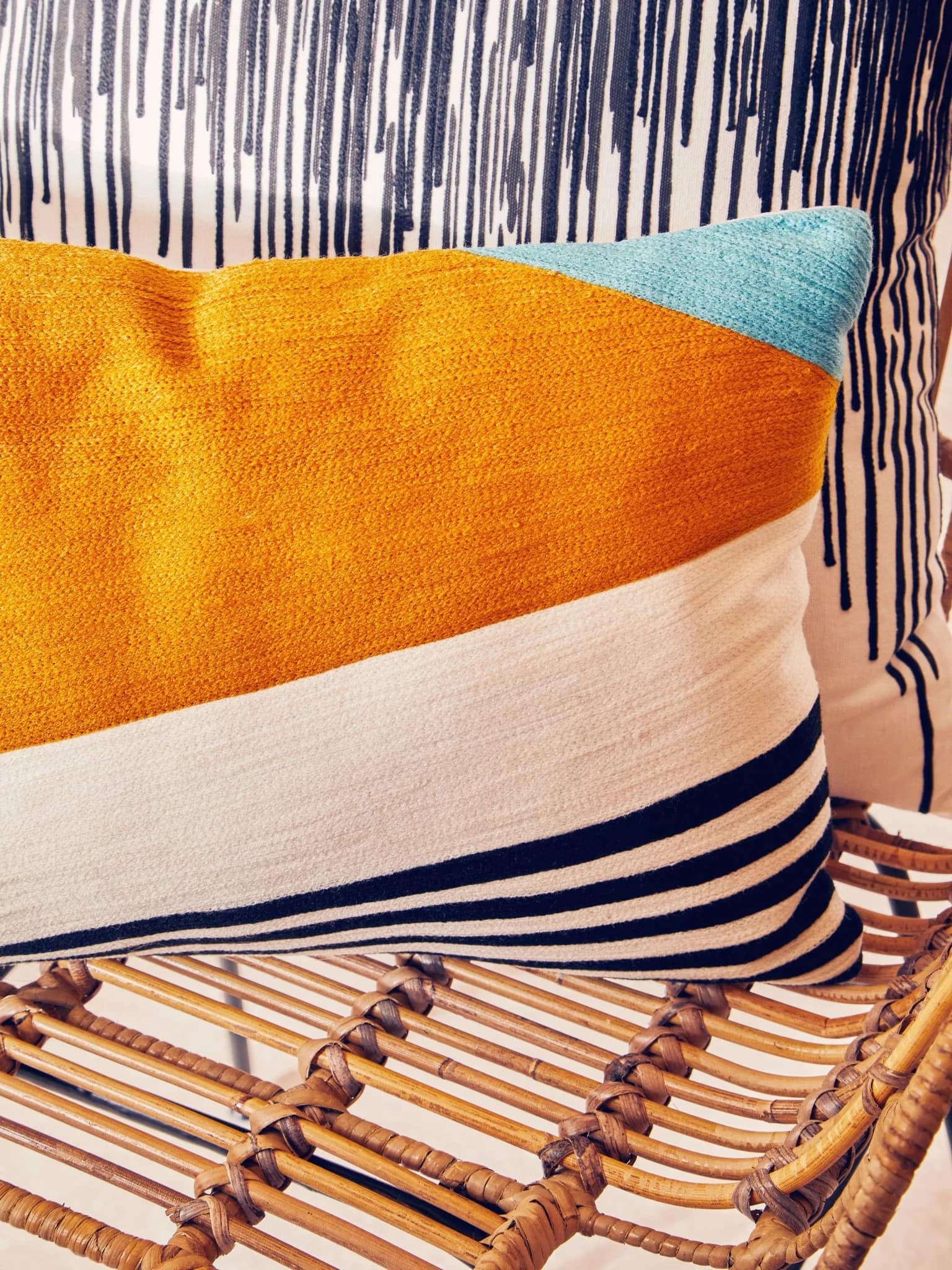 Bosie Ozella Diagonal Design Cushion - Decorative, photo 2 of 4