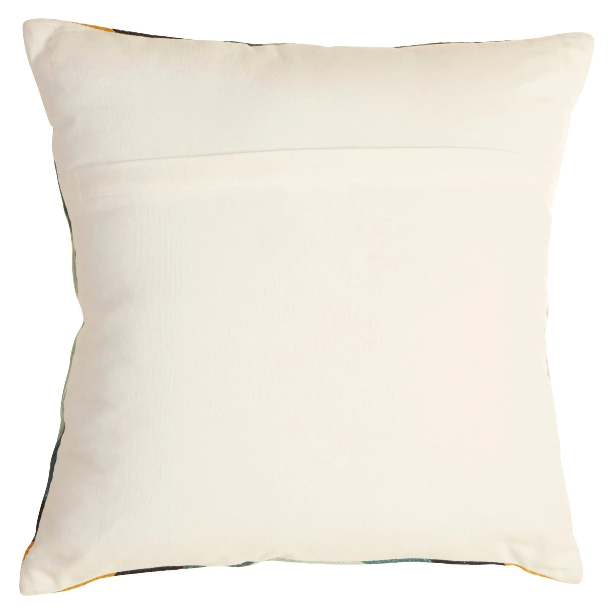 Bosie Ozella Teal and Mustard Hexagonal Design Square Cushion - Decorative, photo 7 of 8