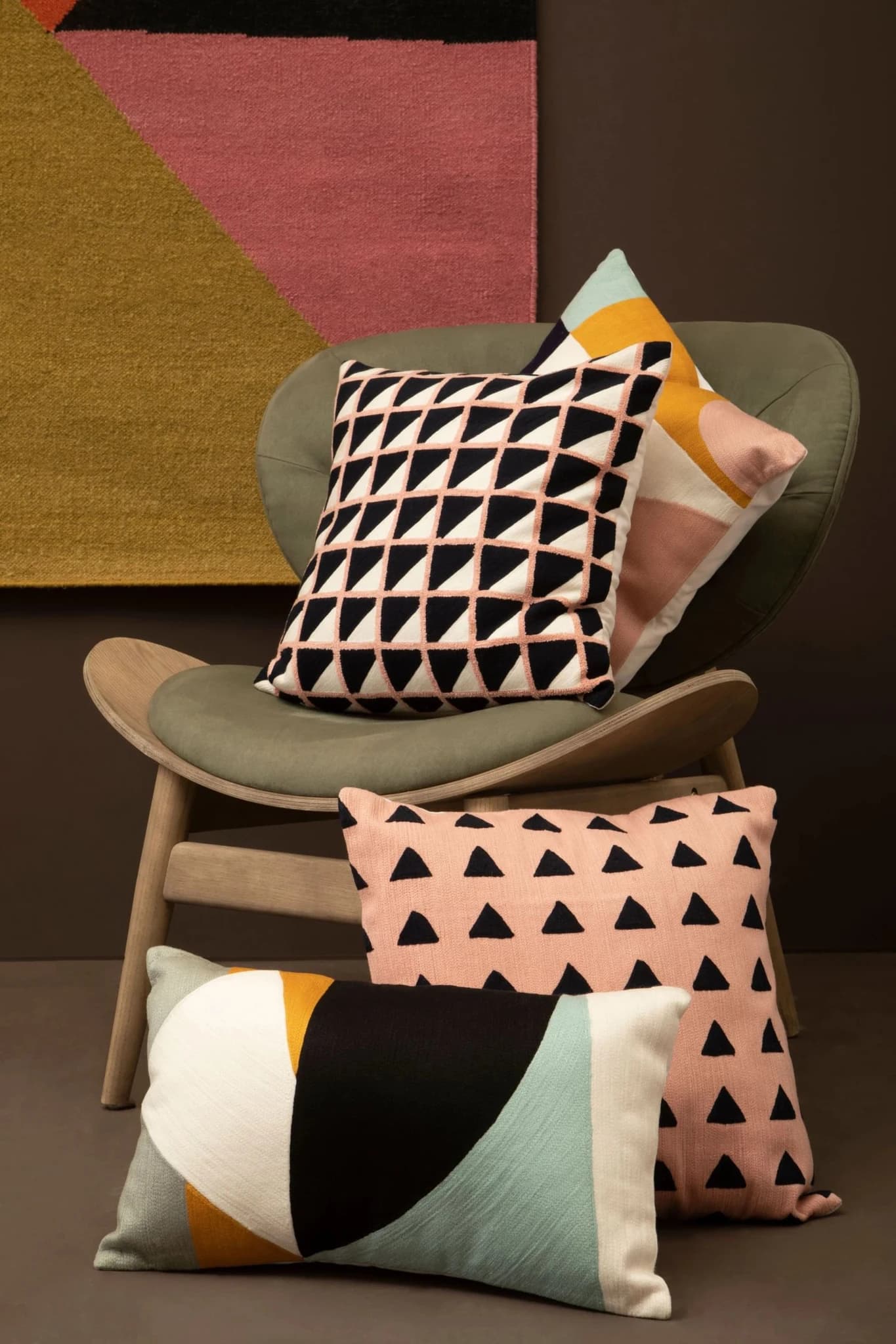 Bosie Ozella Multi Colour Rectangular Cushion - Decorative, photo 5 of 8