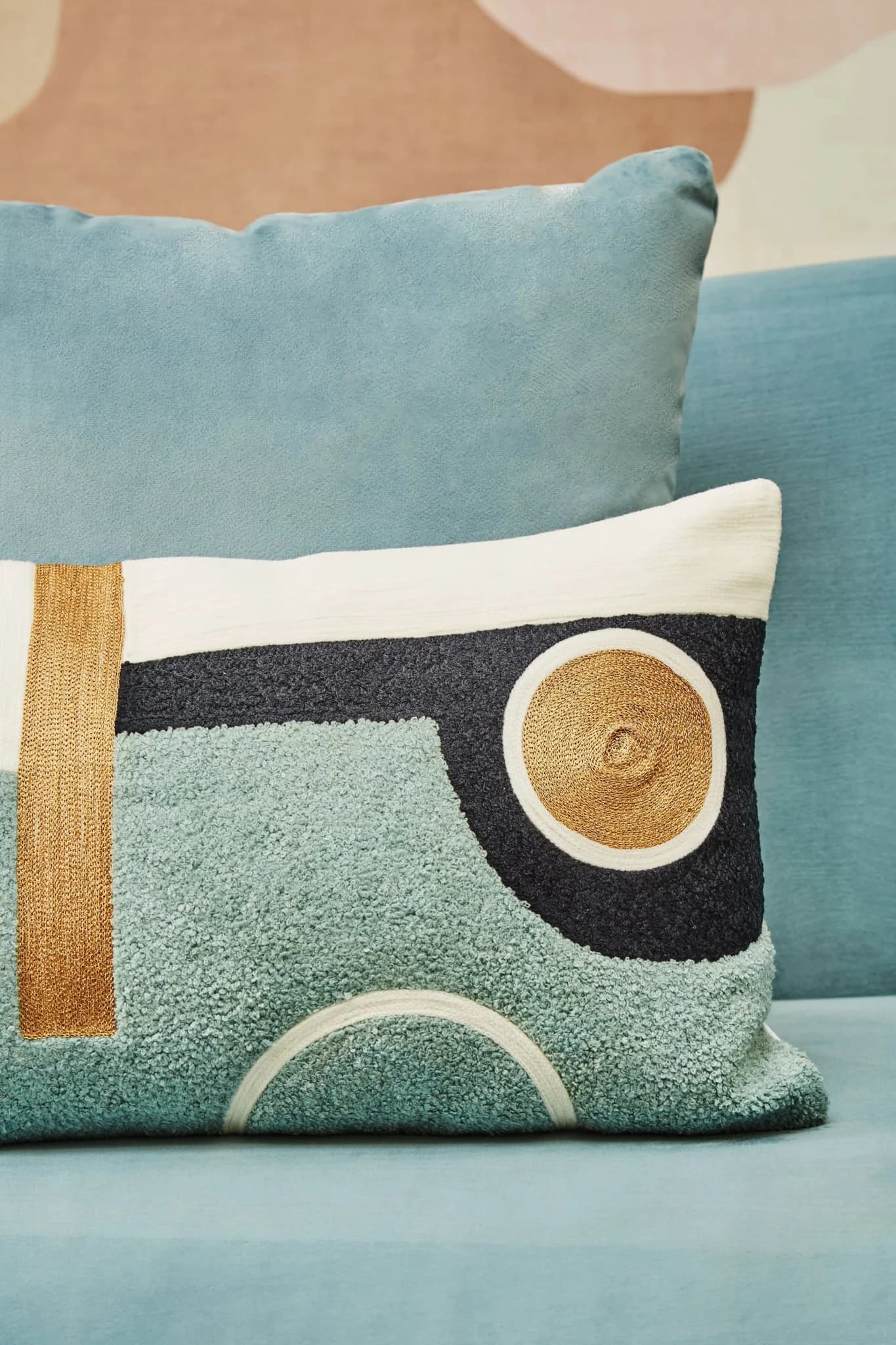 Bosie Ozella Abstract Rectangular Cushion - Decorative, photo 8 of 8