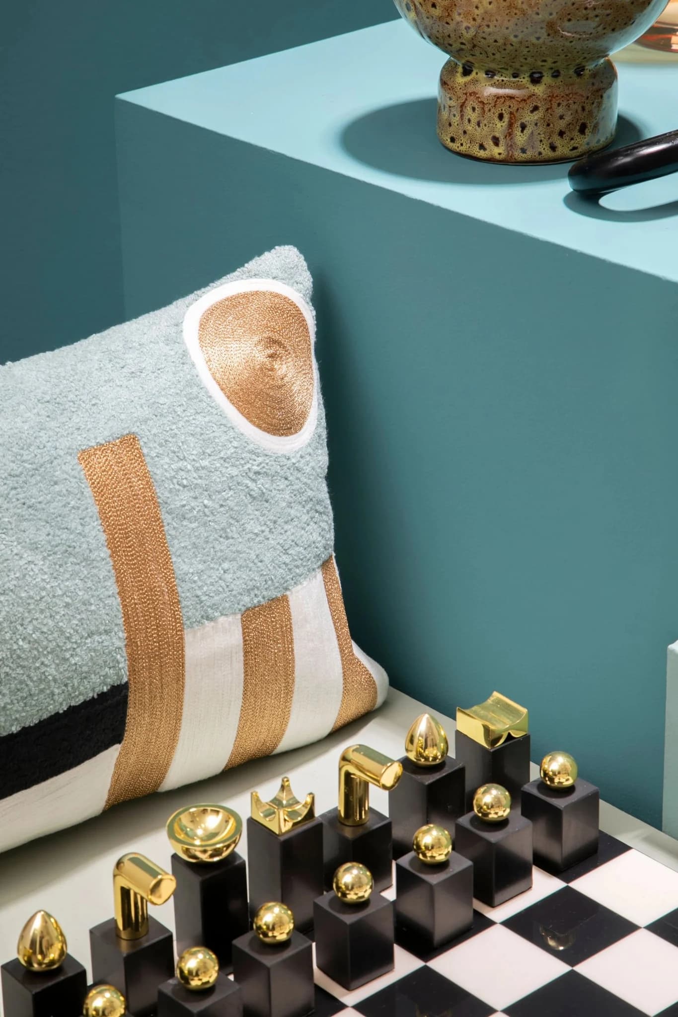 Bosie Ozella Abstract Rectangular Cushion - Decorative, photo 7 of 8