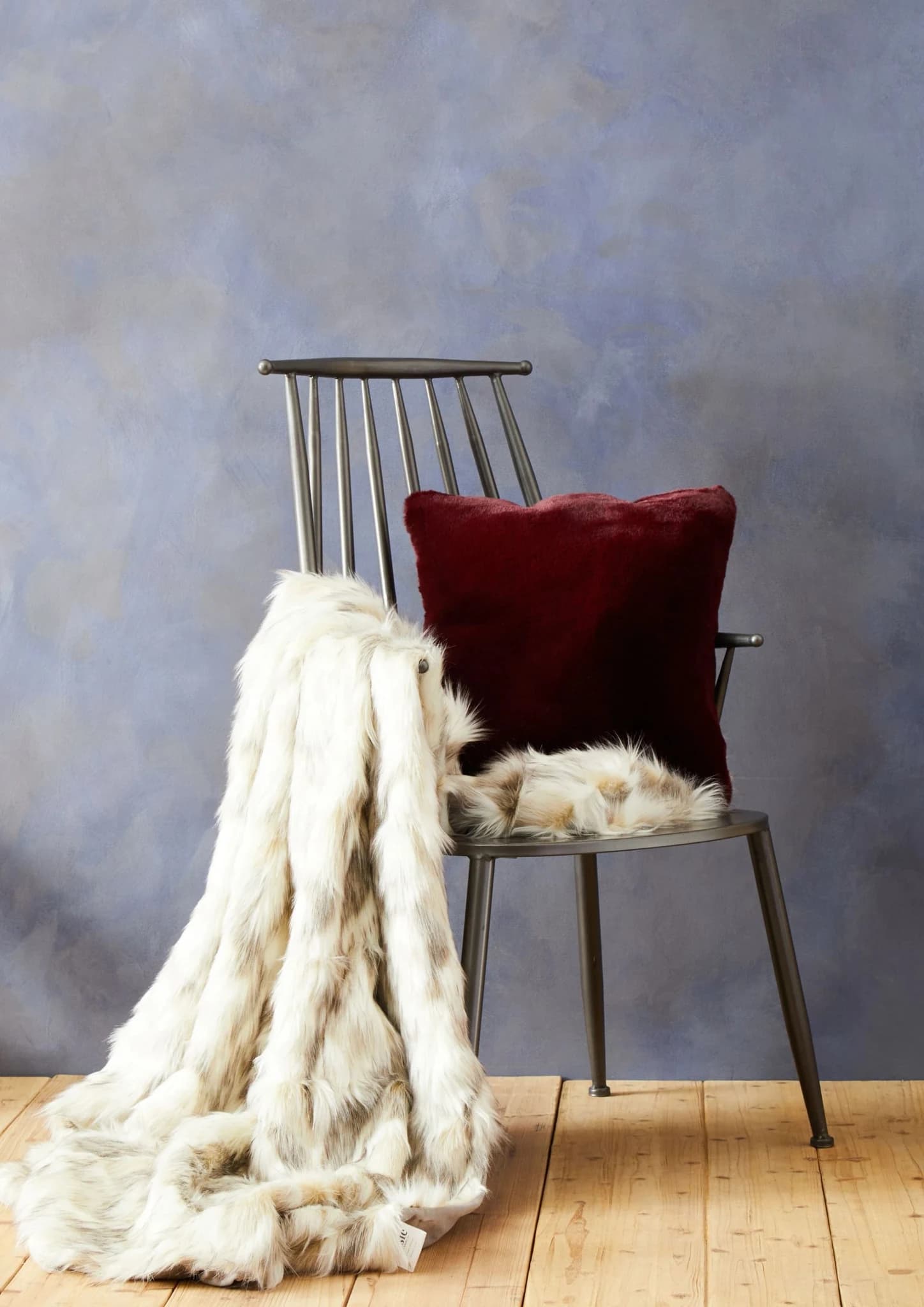 Bosie Lamina Natural Fur Throw - Decorative, photo 5 of 8