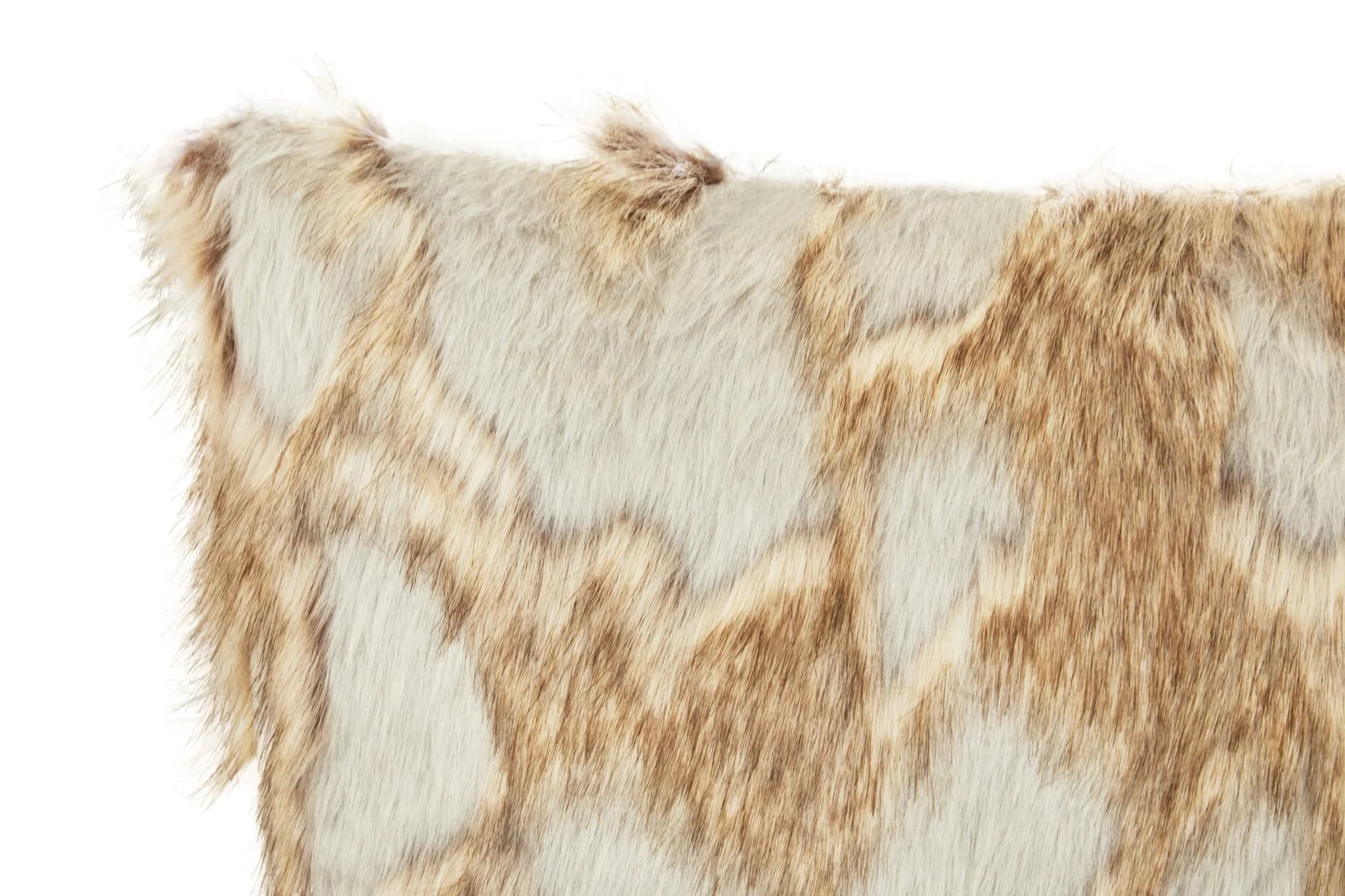Bosie Lamina Grey And Natural Fur Cushion - Decorative, photo 8 of 8